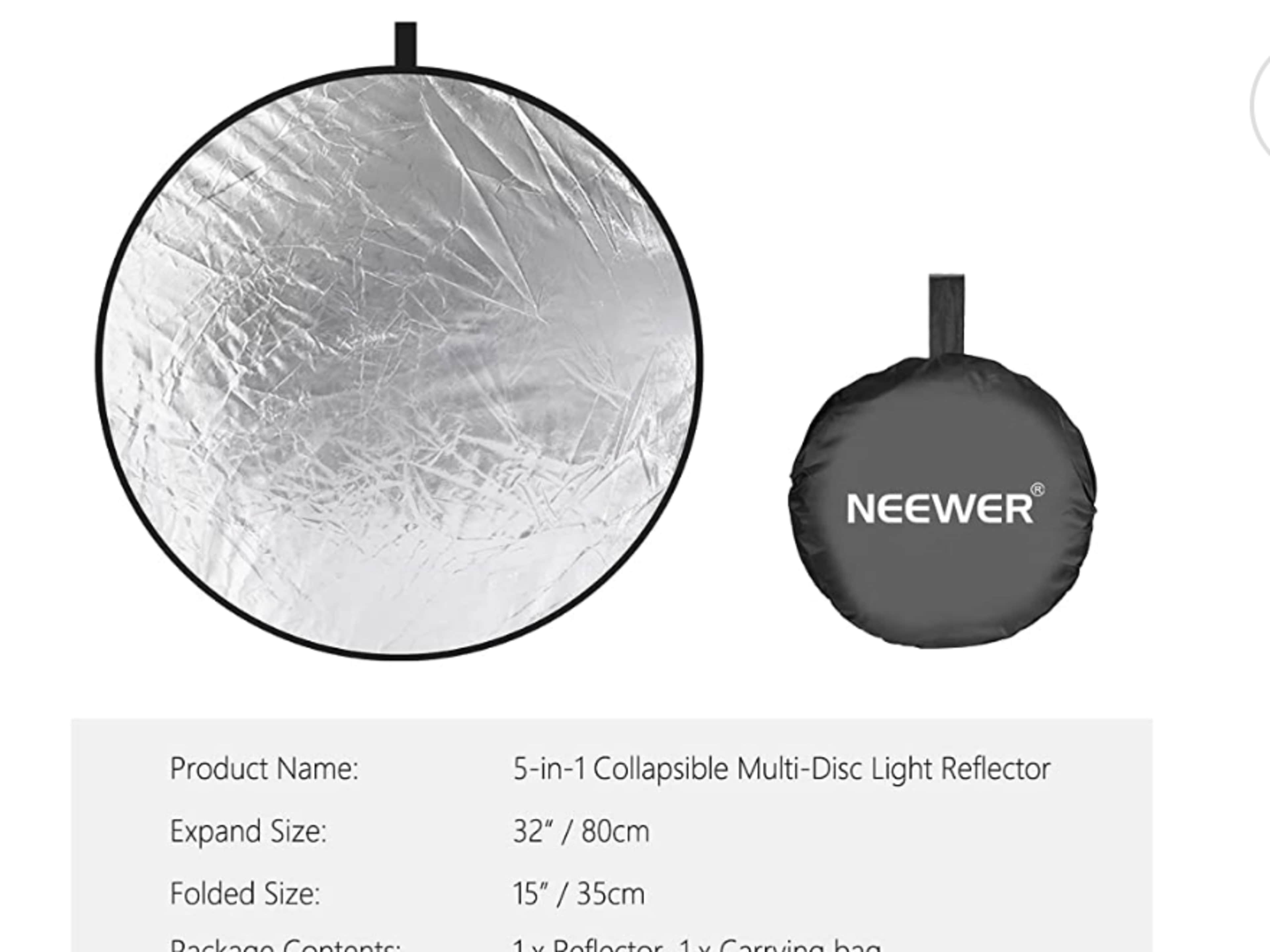 32 Inch/80 Centimeter Light Reflector