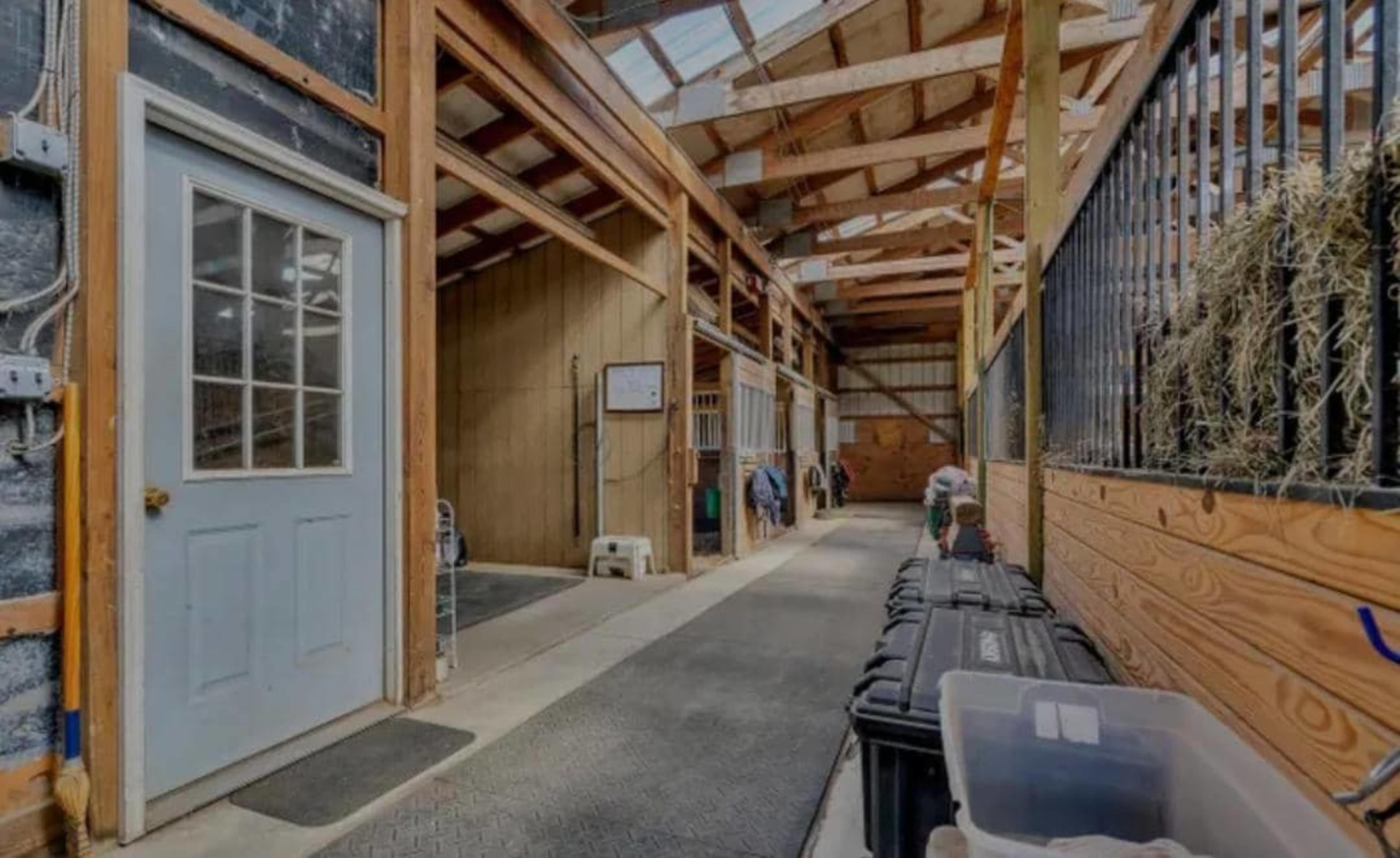 Serene Getaways | Rustic Equestrian Barn with Outdoor Arena on 20 ...