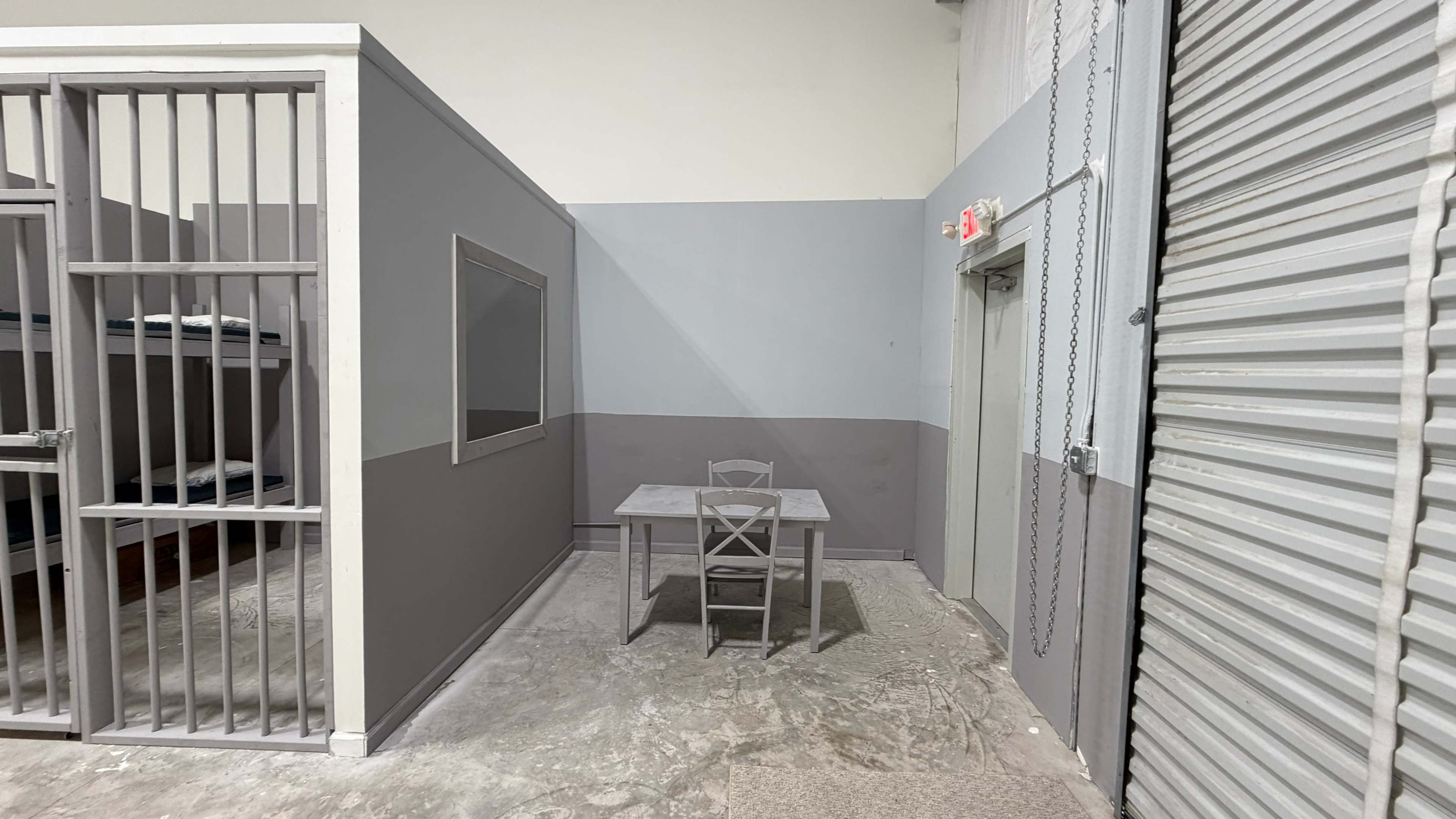 Realistic Jail Cell and Interrogation Room Film Set Image in , Columbia, SC