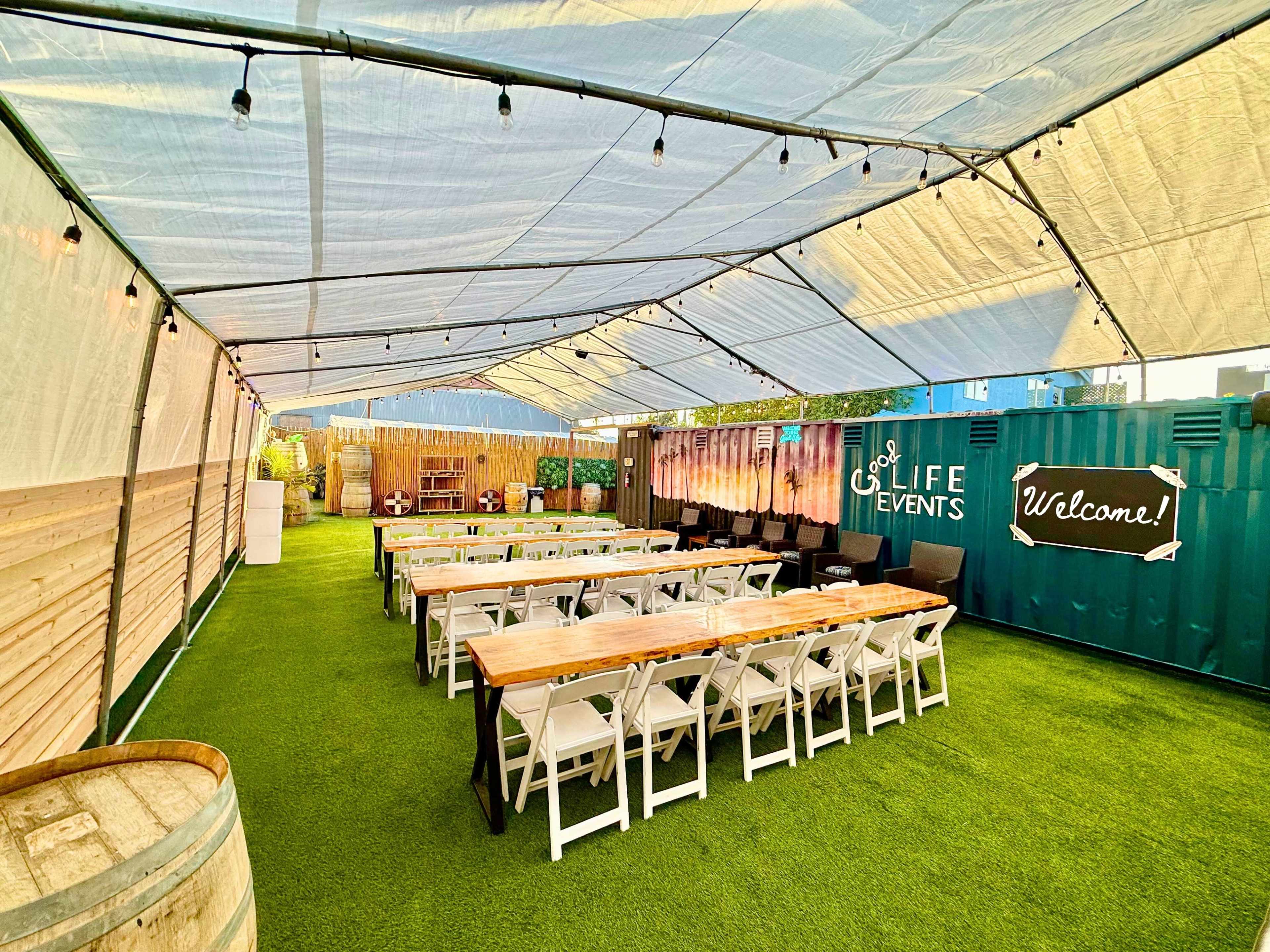 Event Tents COVERED OUTDOOR SPACE Image in Stockton, San Diego, AS