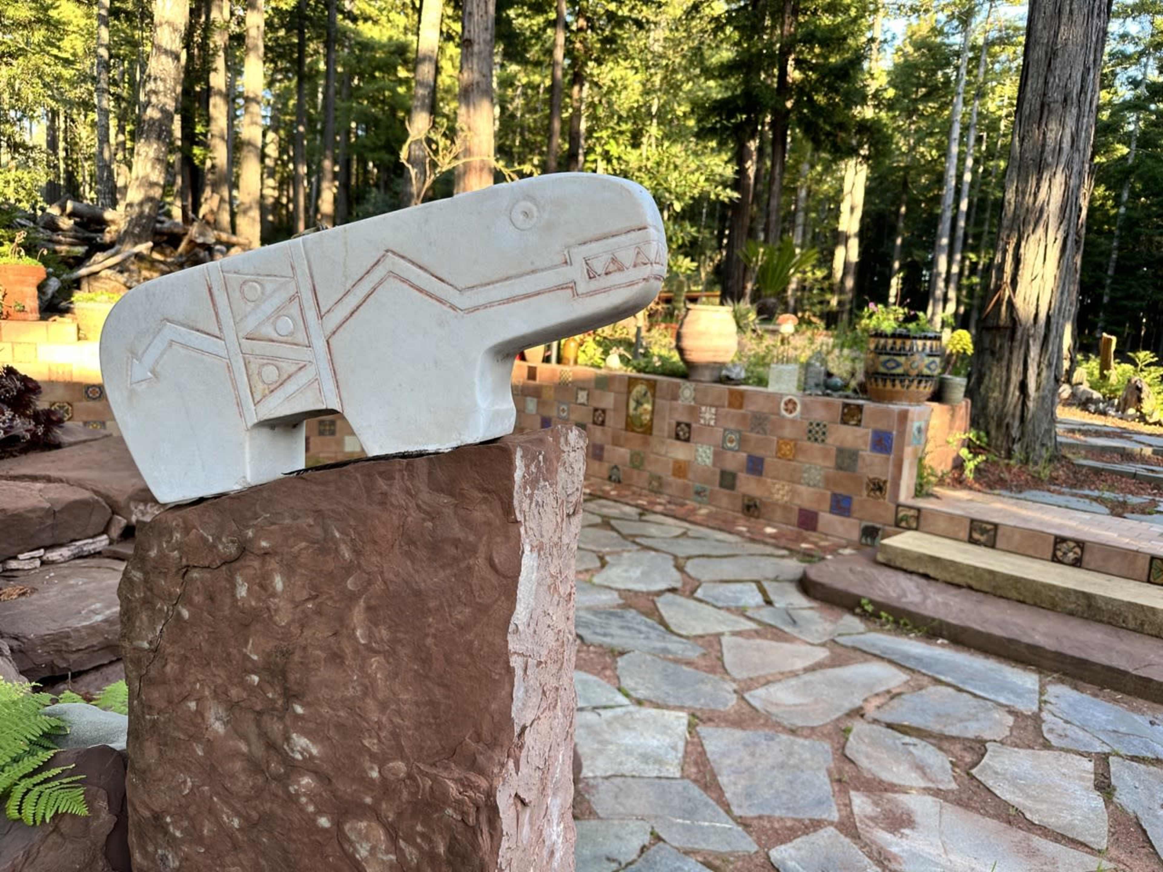 Stone Art Ranch in the Redwoods with Luxury Homestays Image in Anchor Bay, Gualala, CA