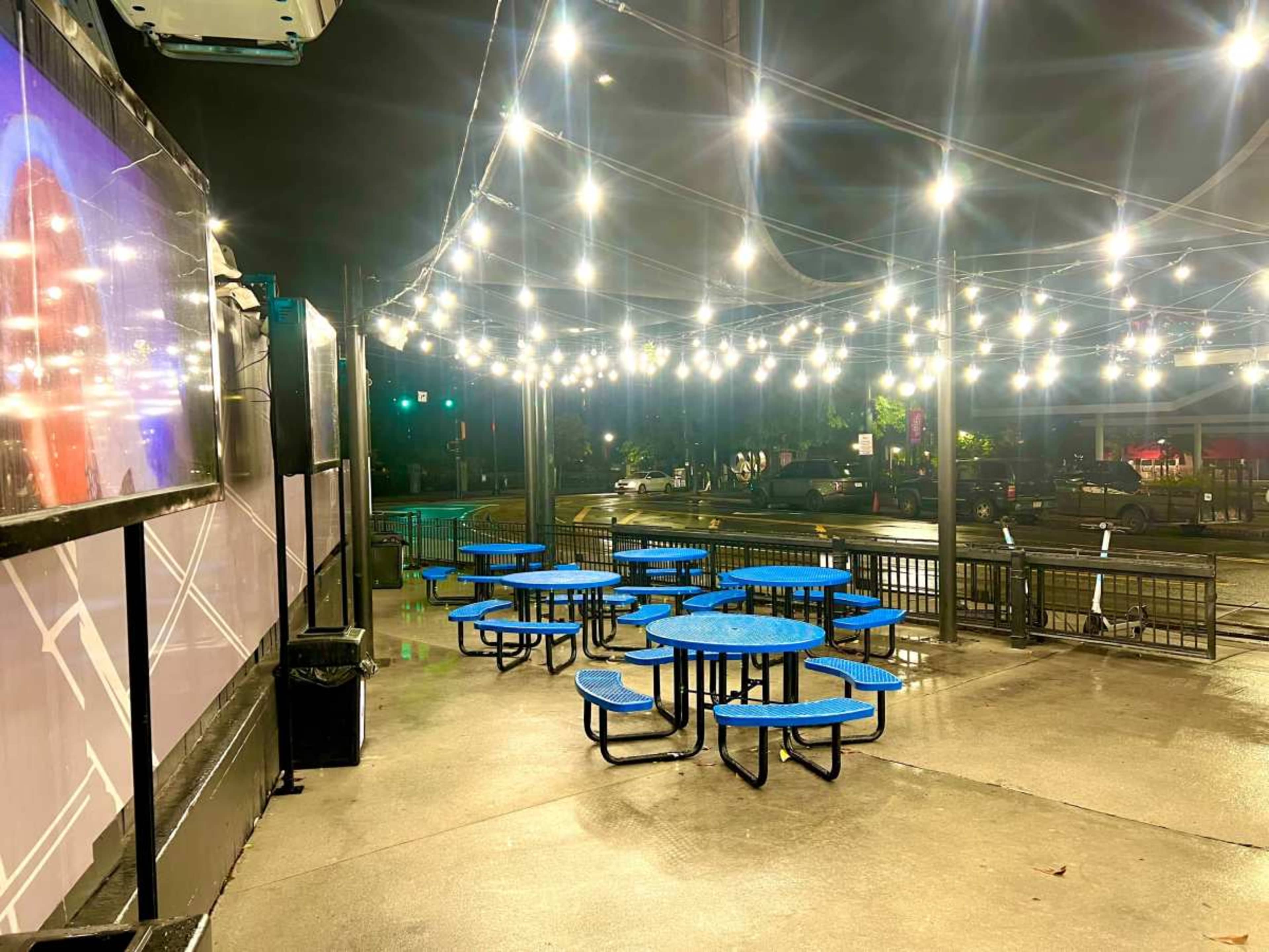 Beautiful Downtown Atlanta Terrace next to Skyview Ferris Wheel & Centennial Park Image in Downtown Atlanta, Atlanta, GA