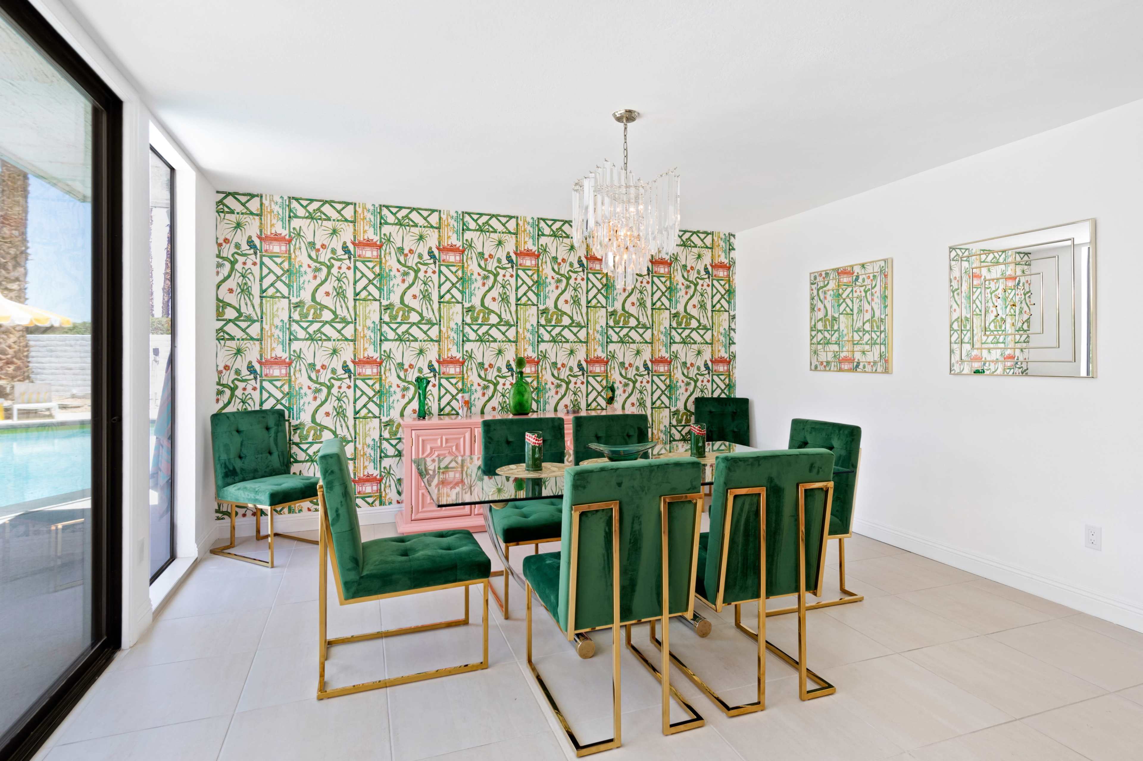 Chateau Palomino: Bright and colorful glam Palm Springs residence Image in , Palm Springs, CA