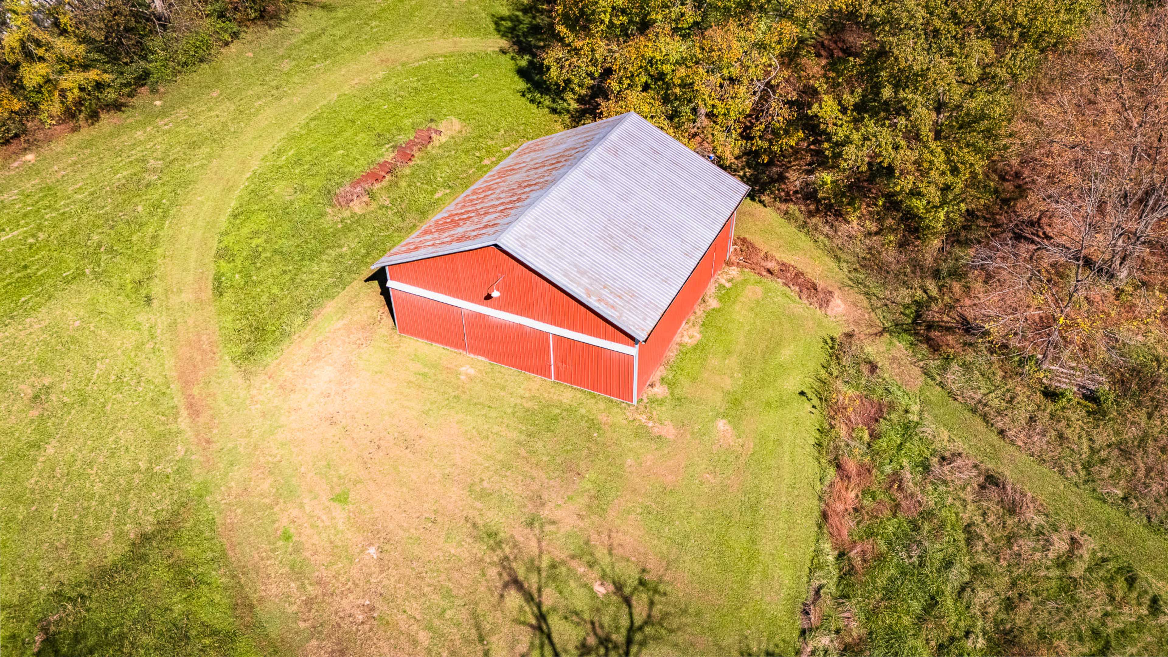 Charming Historic Barn Studio with Acres of Rolling Hay Meadows and Scenic Forested Upper Ridgeline Image in , Mount Pleasant, TN