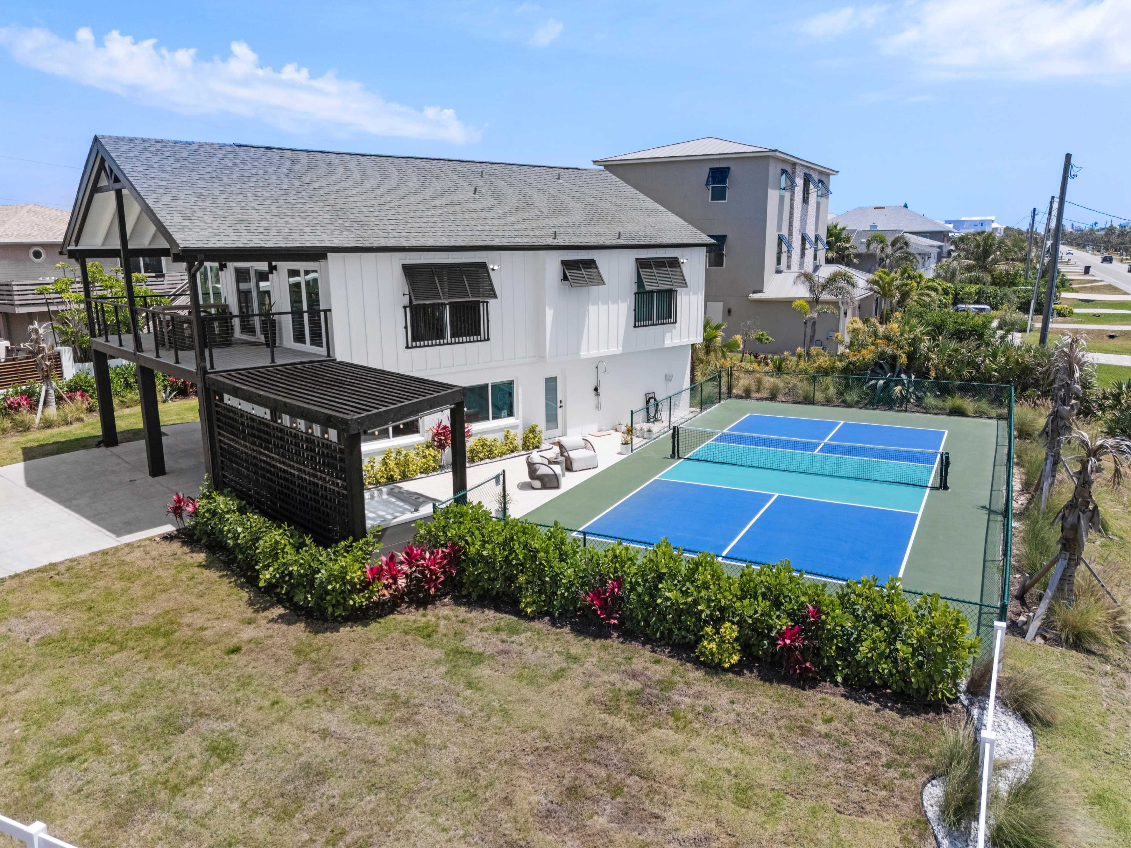 Private Pickelball Court Image in Bethune Volusia Beach, New Smyrna Beach, FL