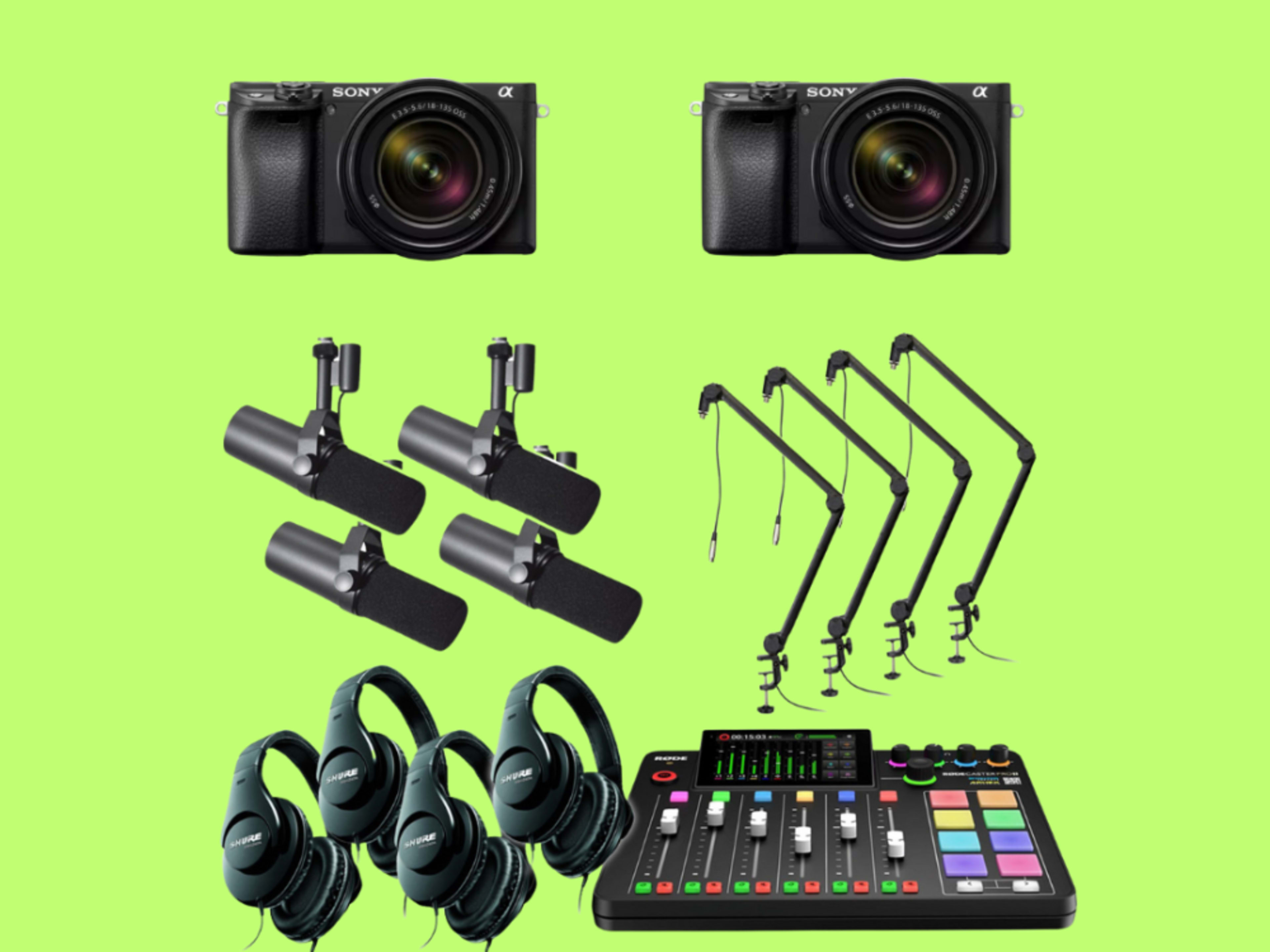 2 Camera Angles + Audio Recording + Producer