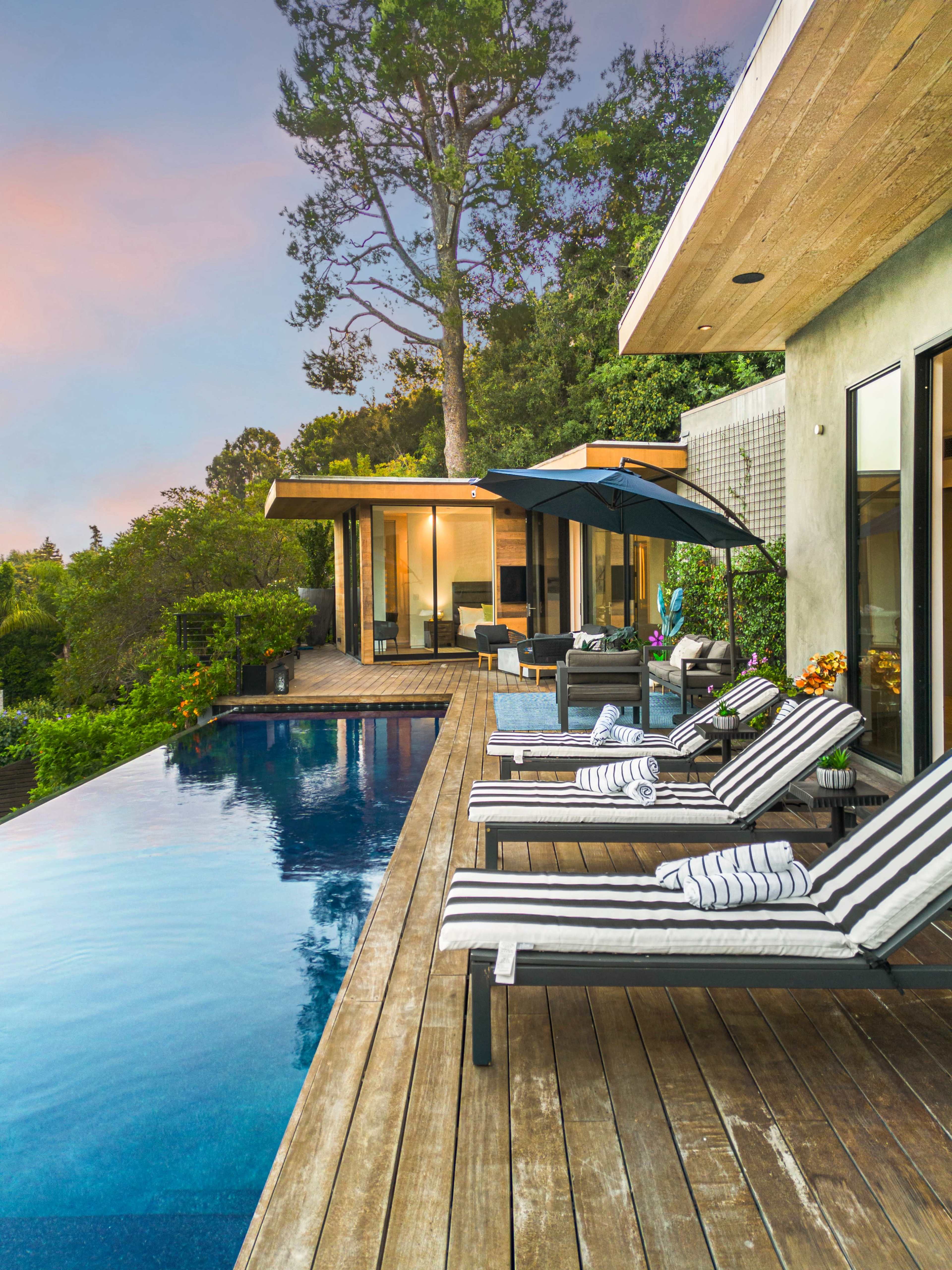 Beverly Hillside Haven: Exquisite Contemporary Home w/ Pool Image in Bel Air, Los Angeles, CA