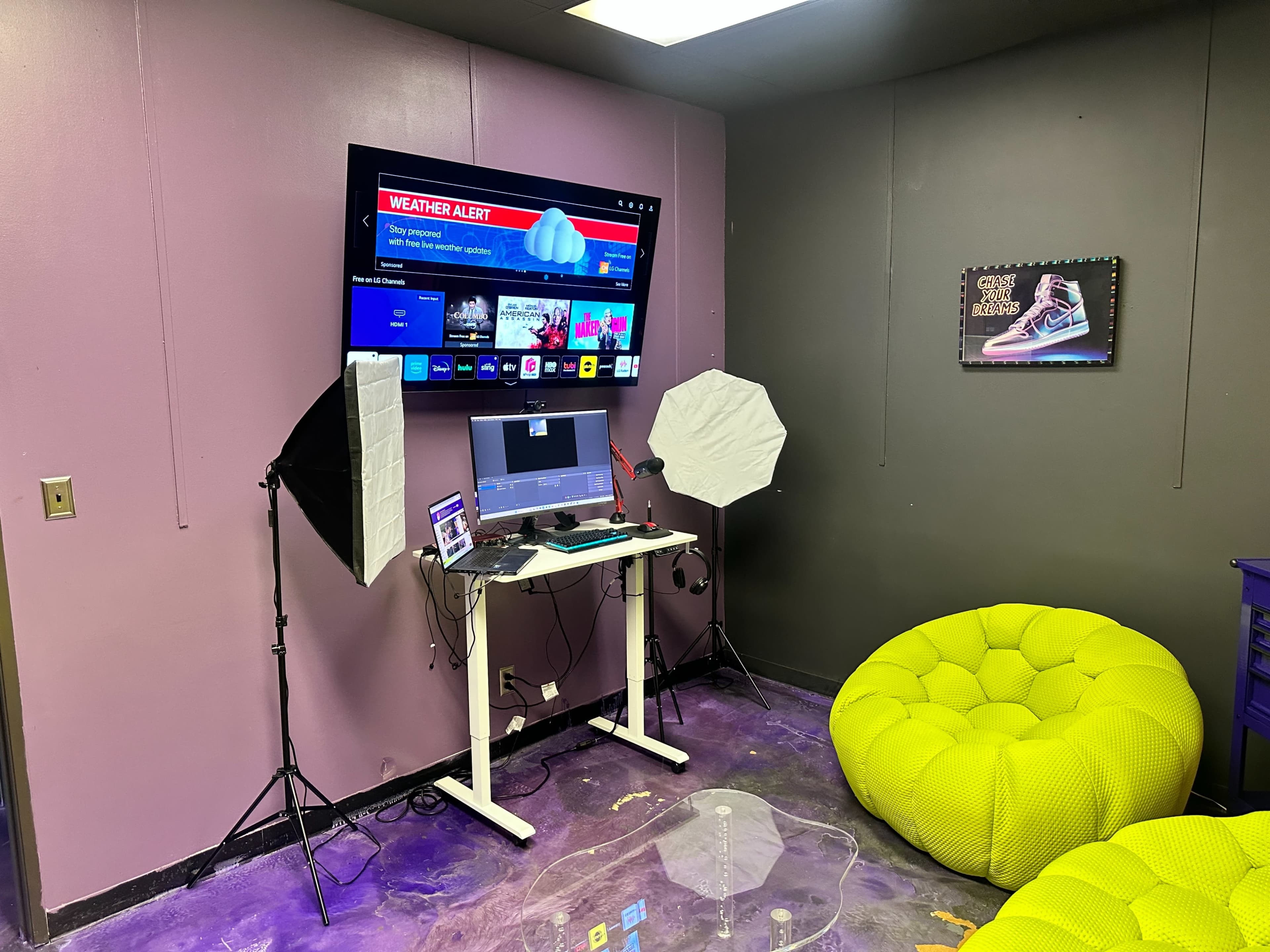 Fully Equipped Streaming & Podcast Studio in Garland | Stream & Record with Ease Image in Garland, Garland, TX