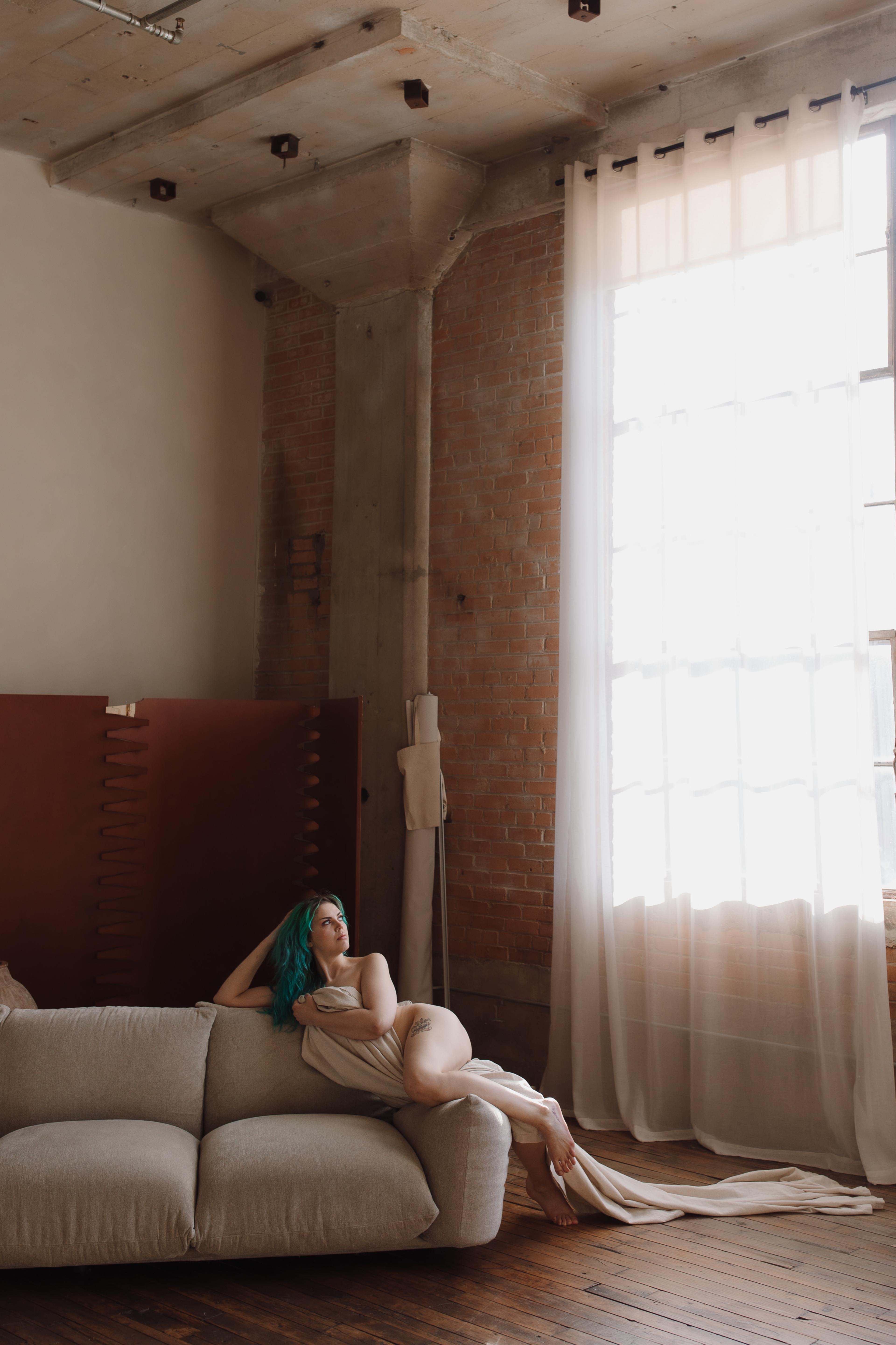 Boudoir photo shoot