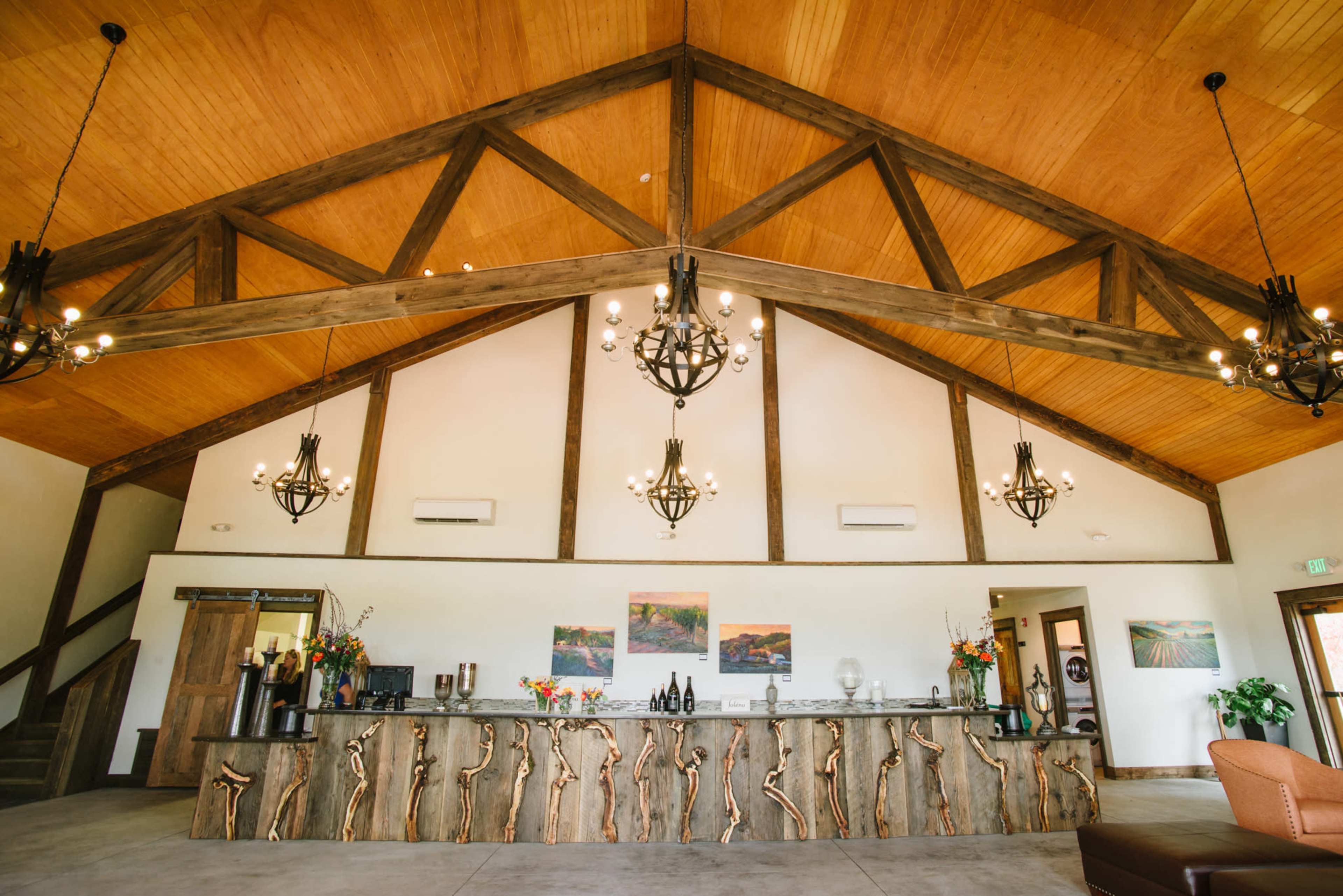 Rustic Winery on Picturesque Vineyard Image in , Yamhill, OR
