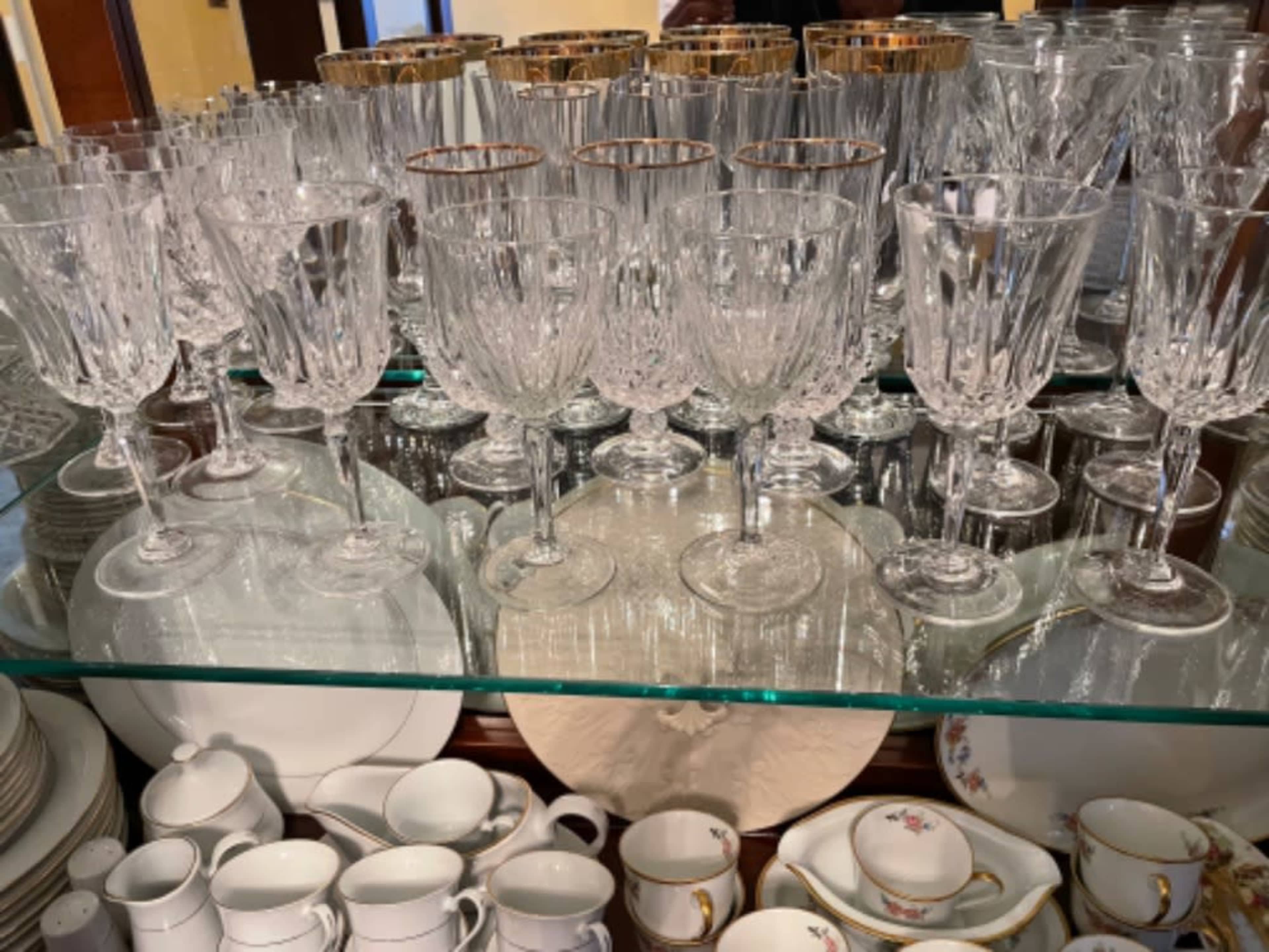 Various wine glasses.