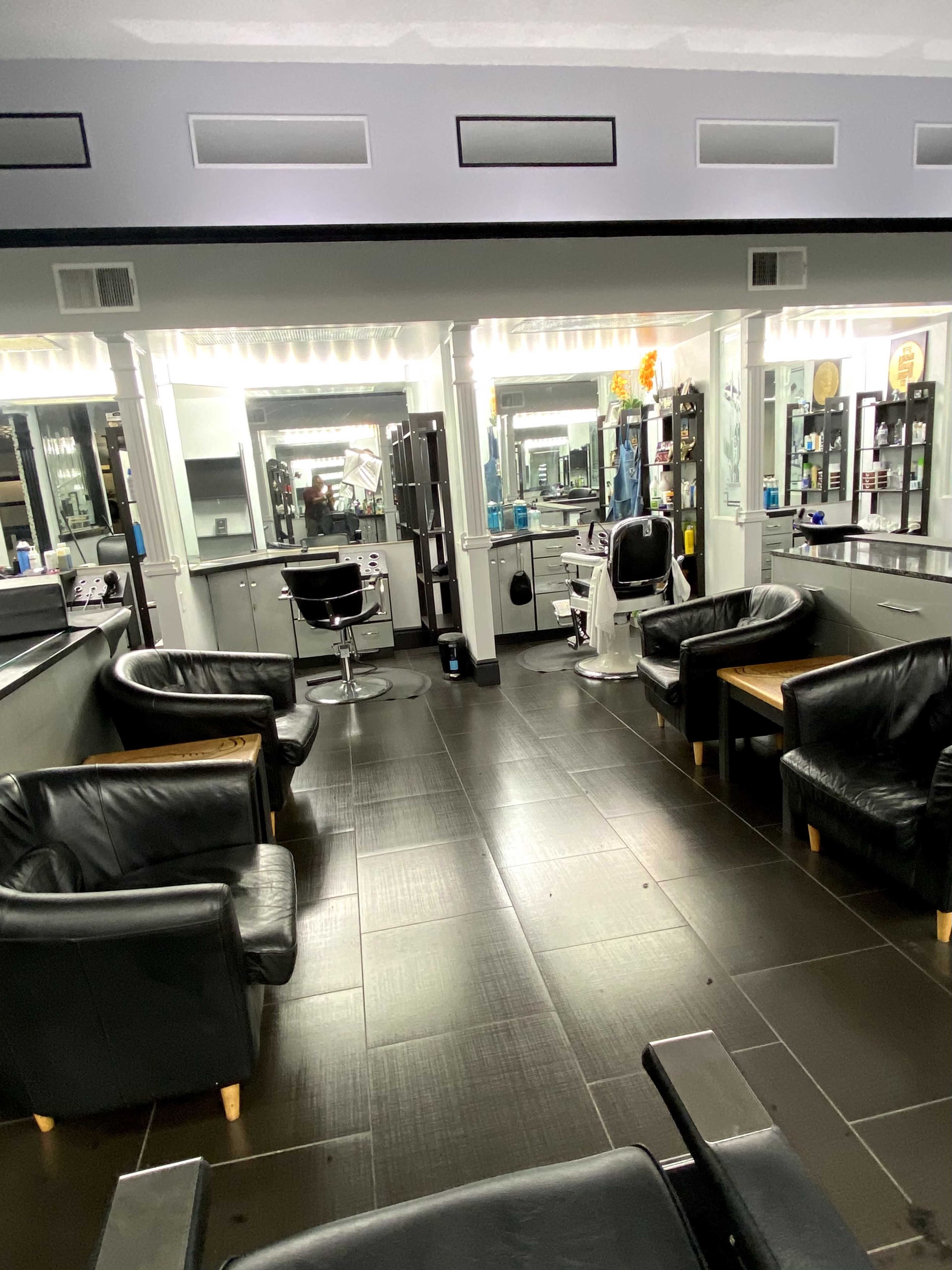 Downtown Riversides Main Street Prime Barbershop & design Studio. Image in Downtown Riverside, Riverside, CA