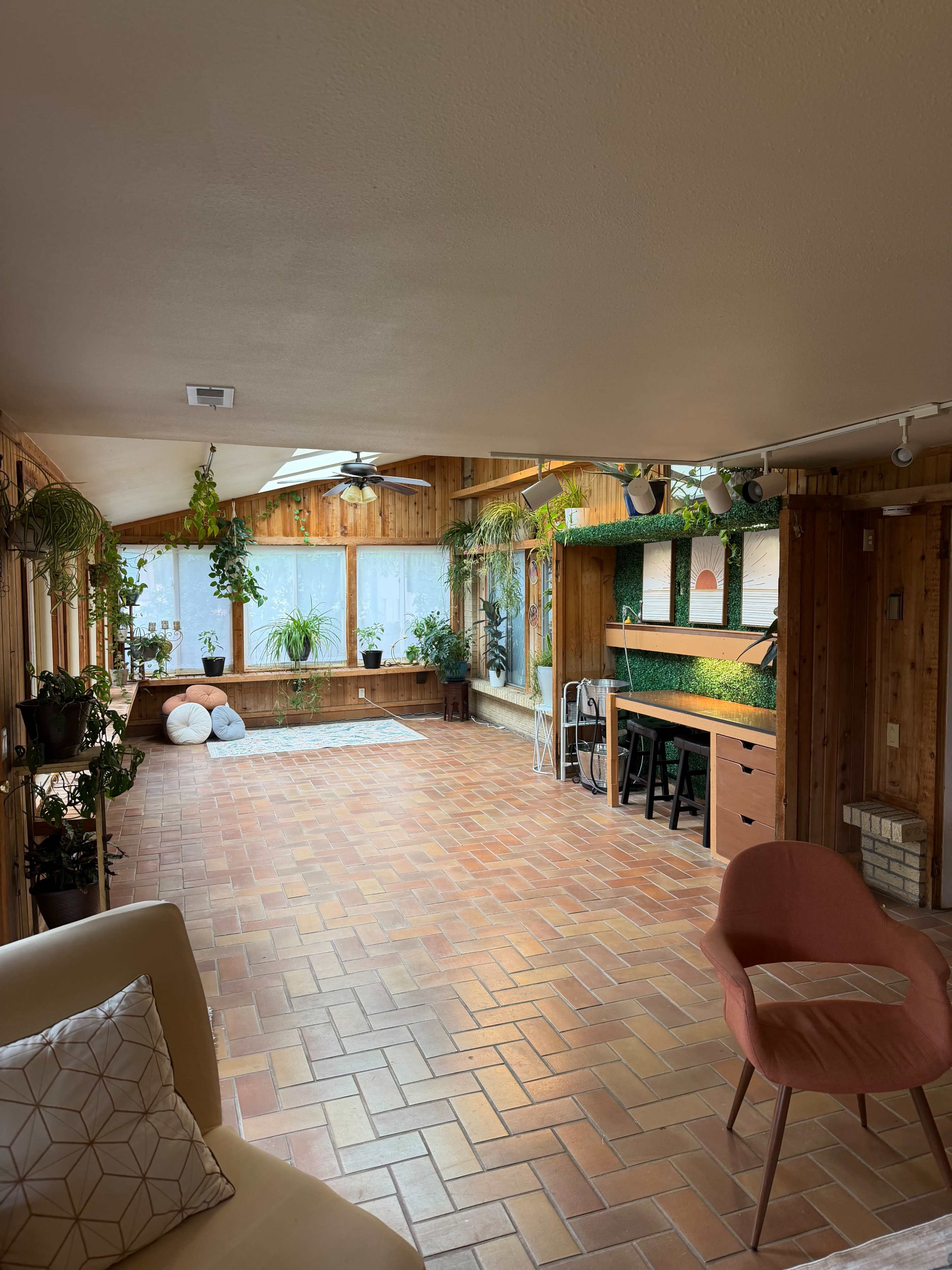 Creative 1,100 Sq Ft Retreat with Skylights, Dual Lounges, Bar, Outdoor Patio, and Private Entry Image in Green Mountain, Lakewood, CO