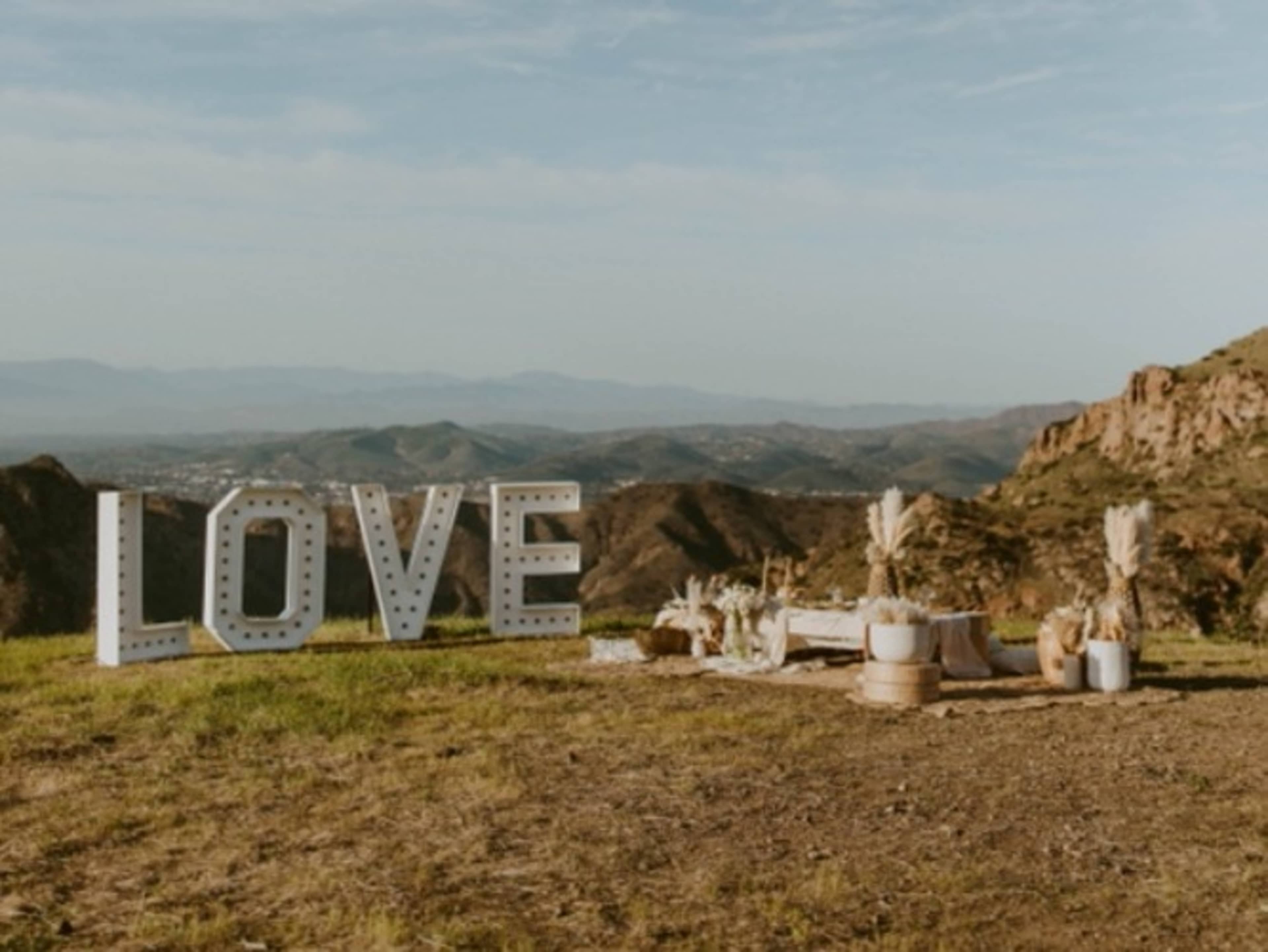 LOVE Marquee Letters