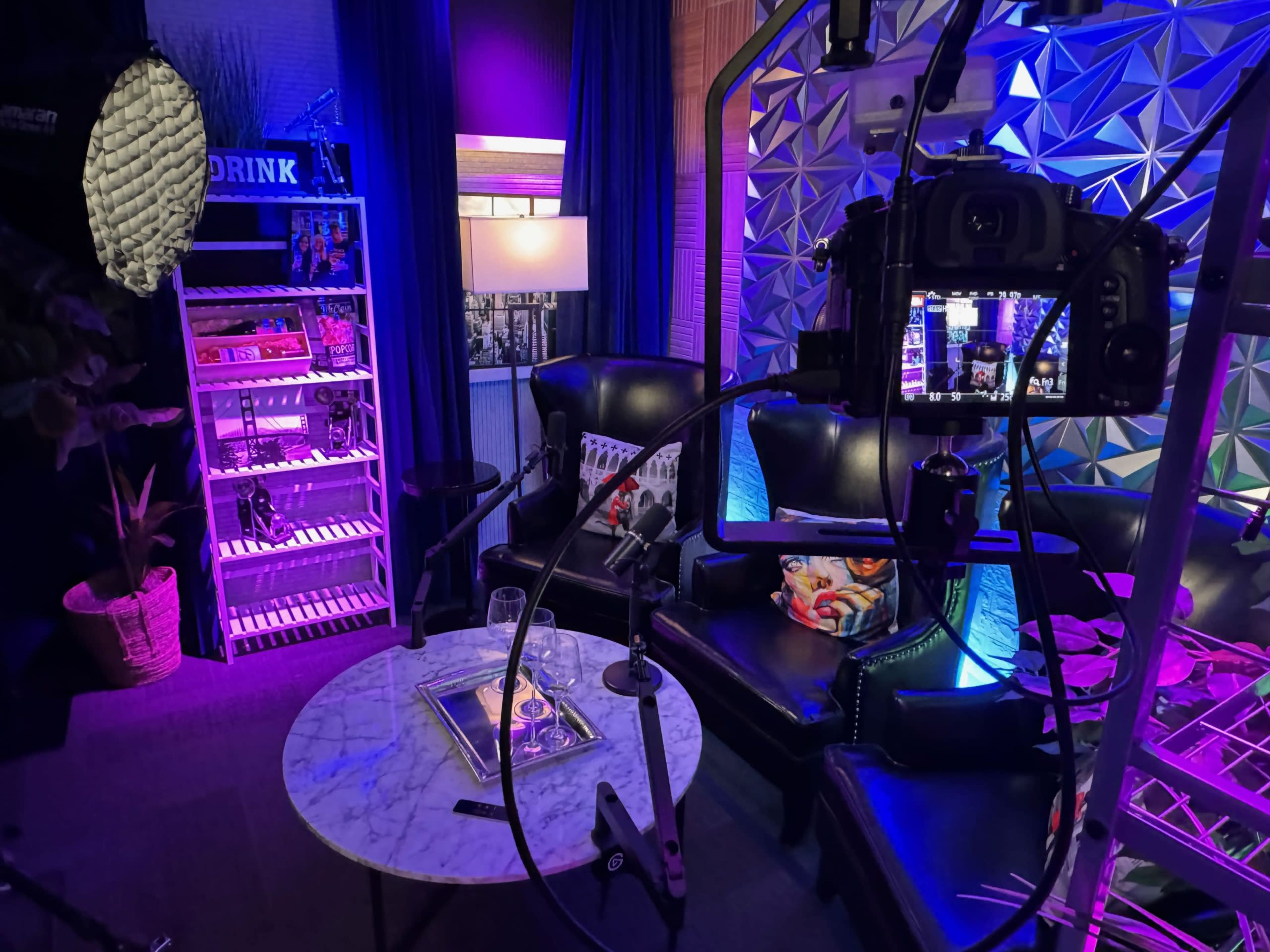 Trendy studio for podcast recording Image in Irvine Technology Center, Irvine, CA