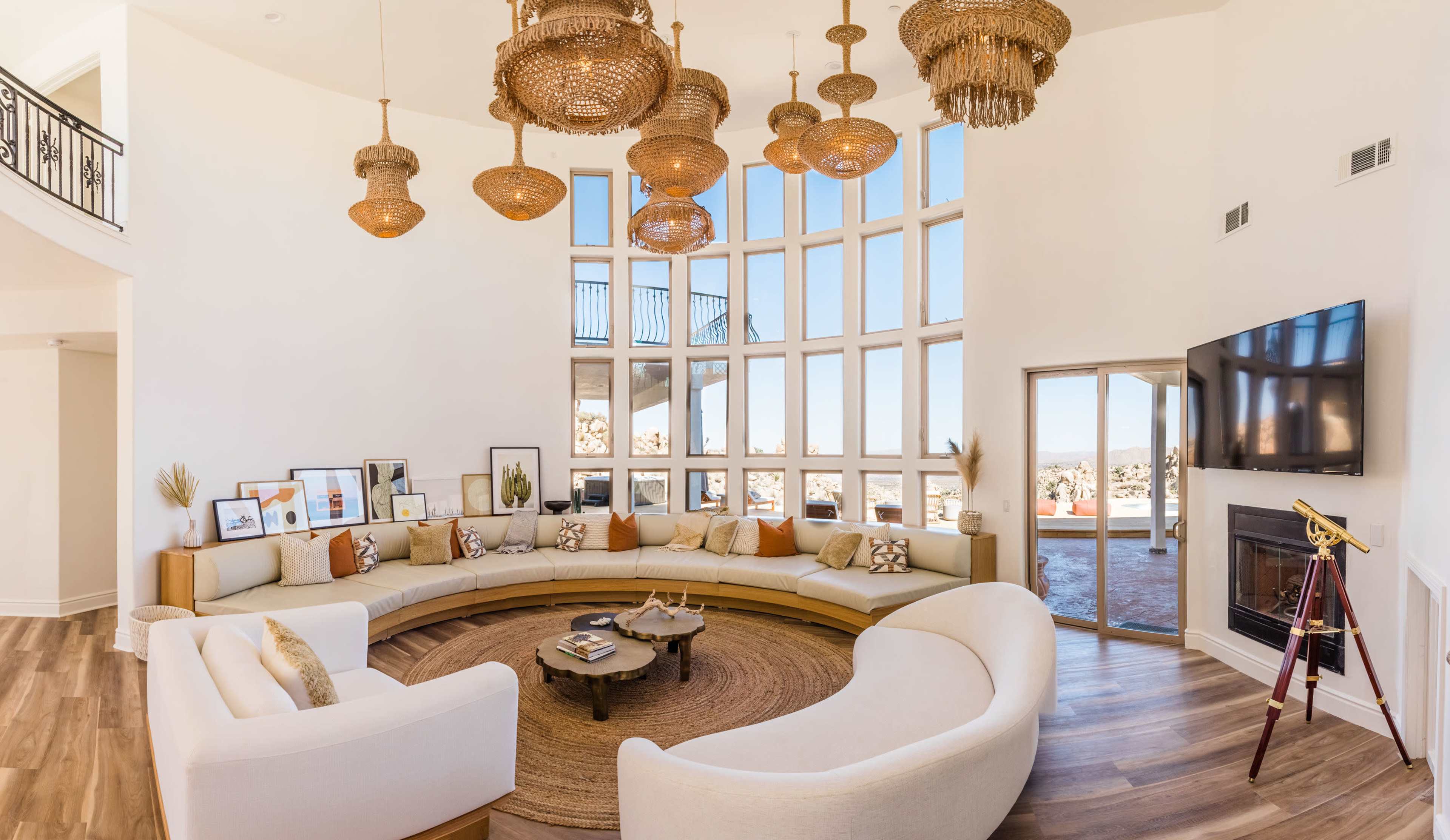 Casa Blanca by Fieldtrip | Boulder Estate with Hot Tub, Soaking Pool & Outdoor Shower Image in Yucca Valley, Yucca Valley, CA