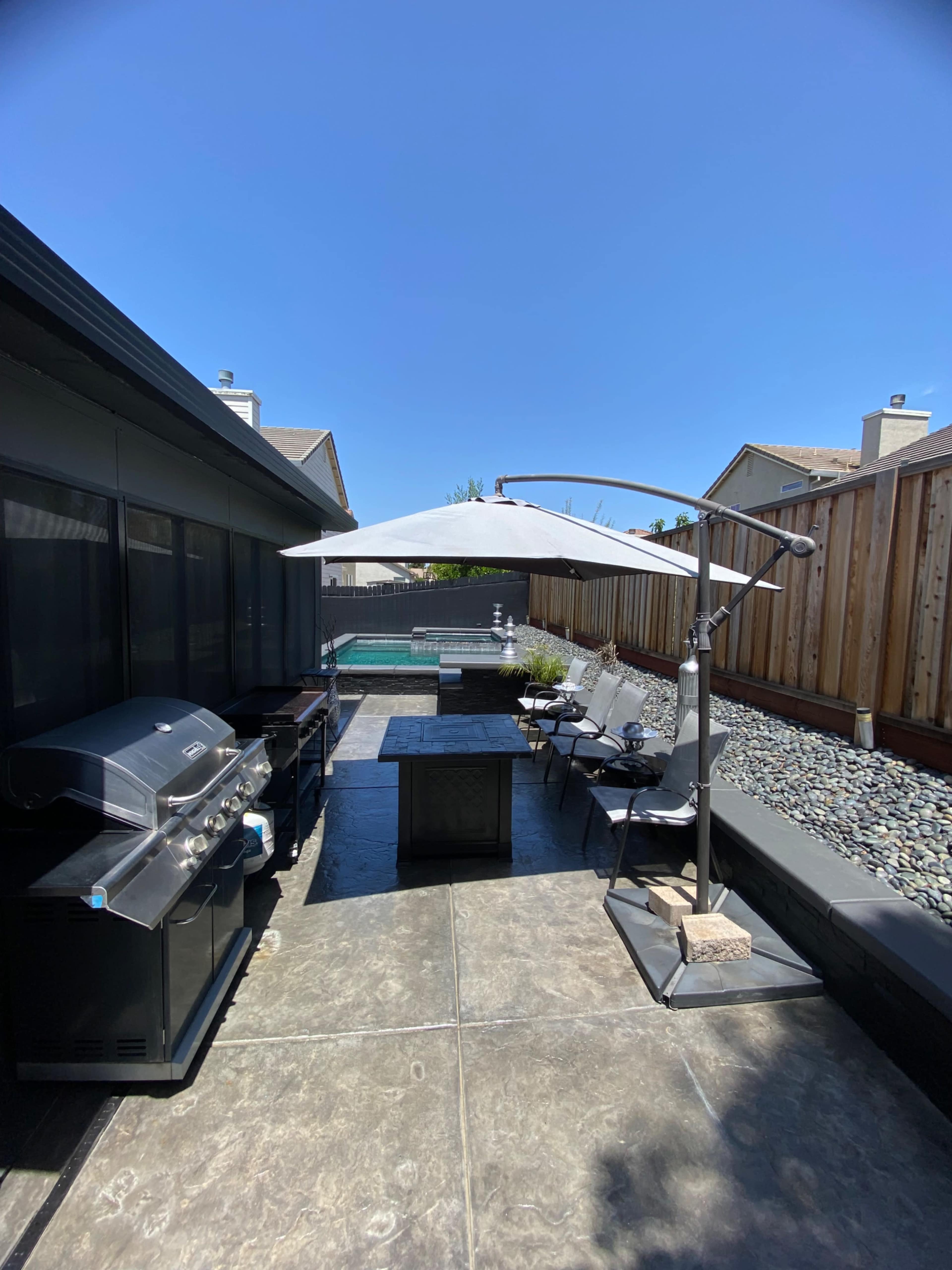 CUSTOM BACKYARD POOL  AND PARTY SPACE Image in Elk Grove, Elk Grove, CA