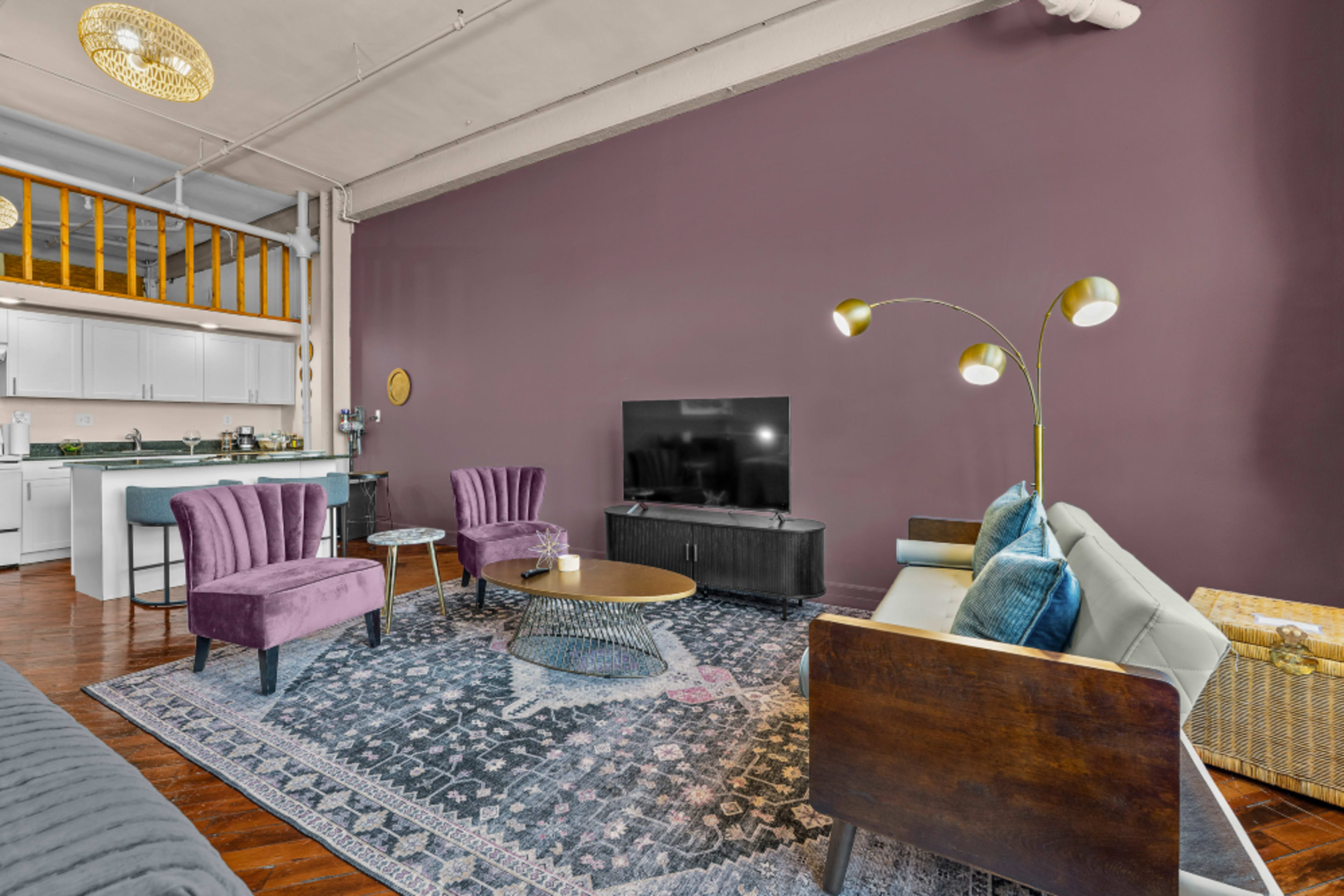 Dark, Moody, & Alluring Loft Image in Corktown, Detroit, MI