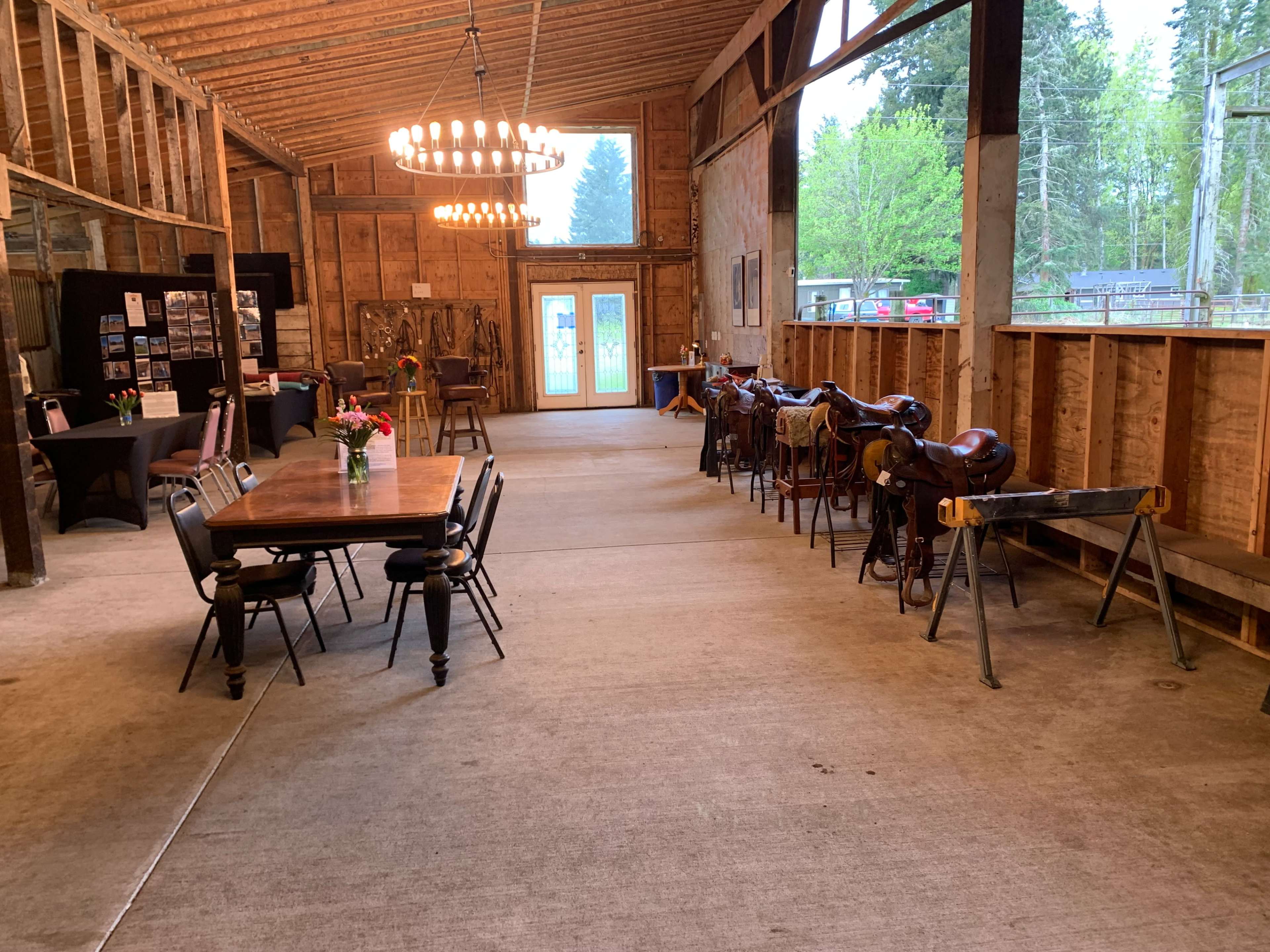 Equestrian property with historic covered arena and stalls Image in , Olympia, WA