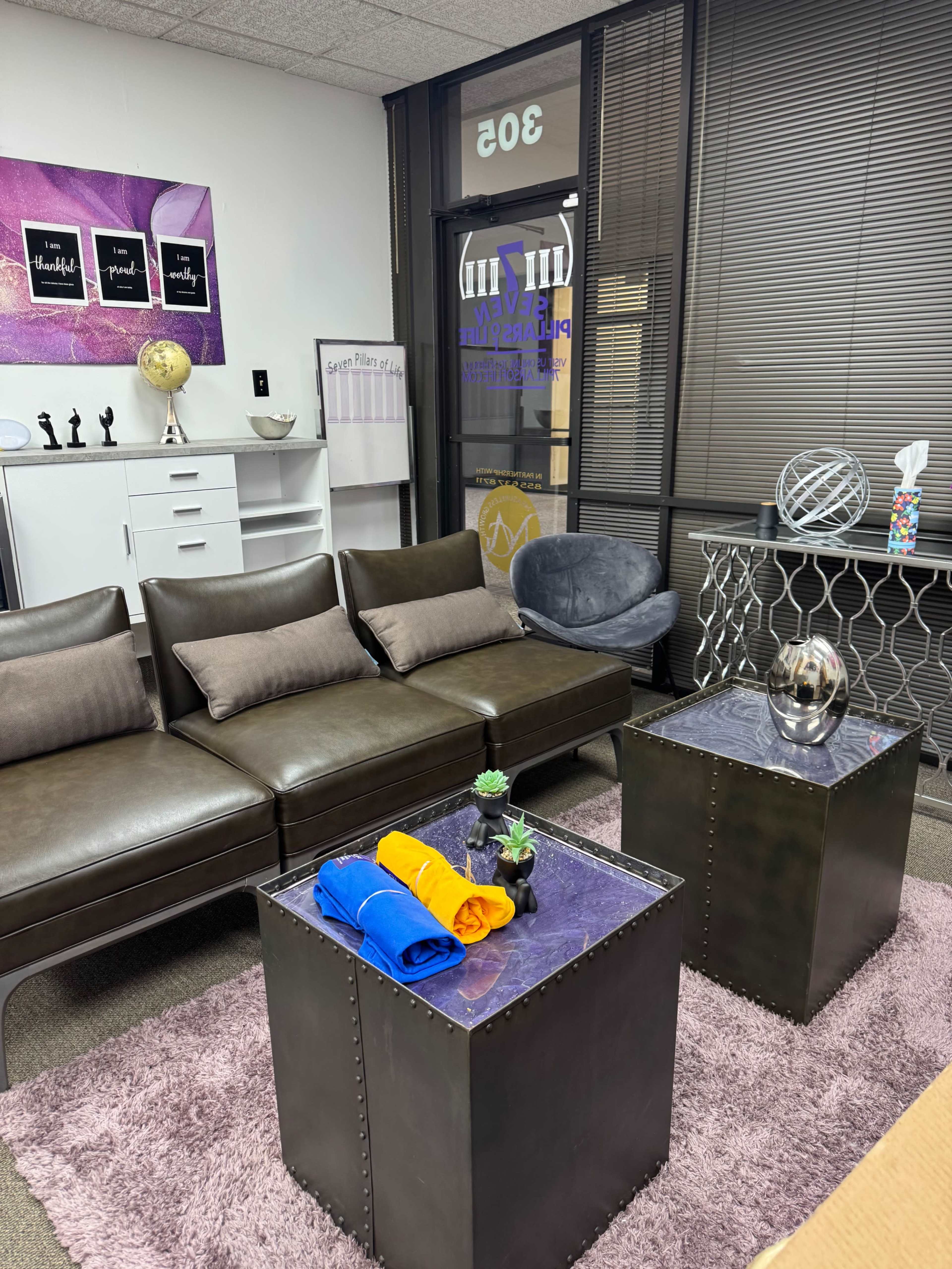 Modern Wellness Studio & Therapy Office | Meetings, Coaching, Filming & Content Creation Image in Las Colinas, Irving, TX