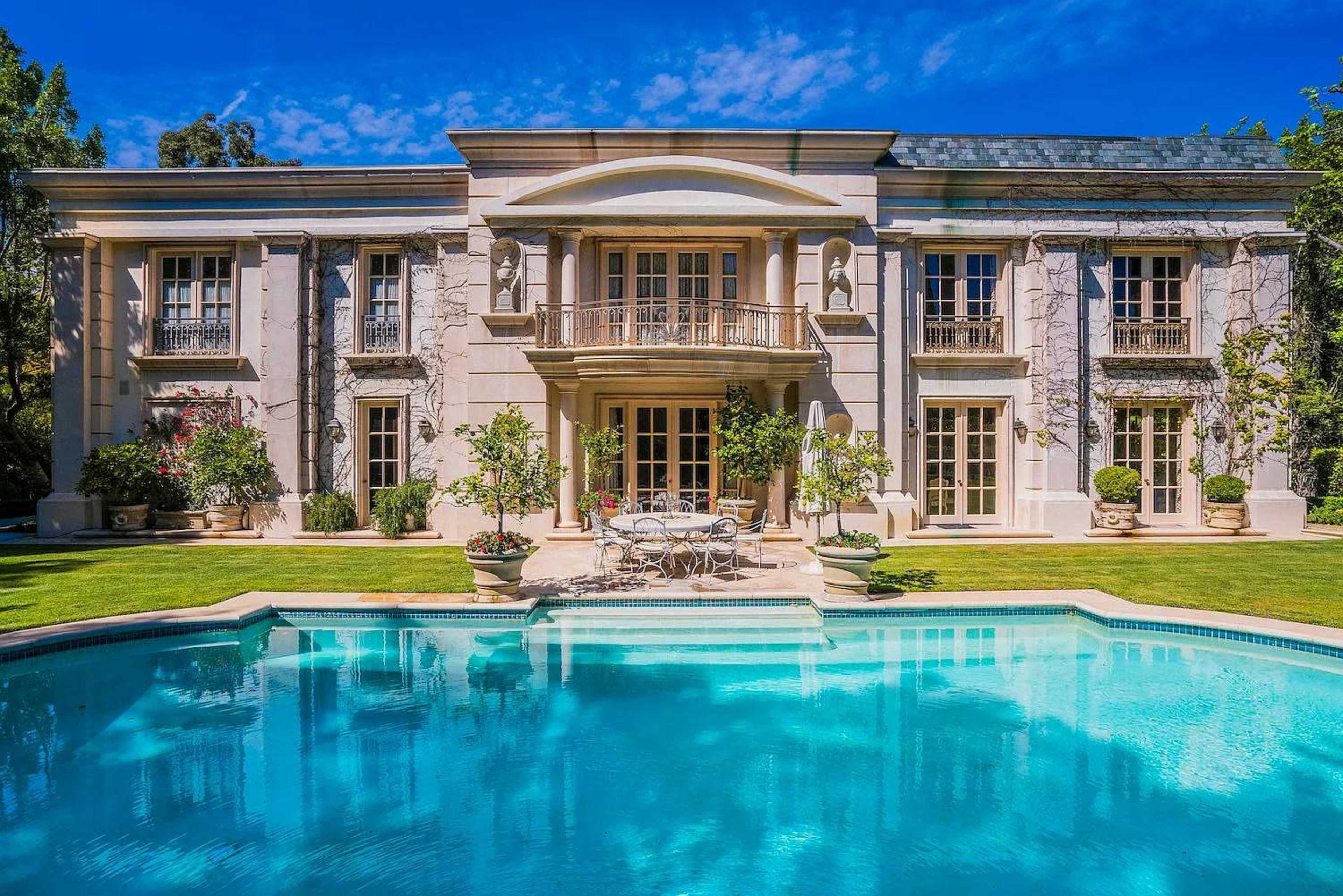 GRAND CHATEAU WITH REGAL INTERIORS & POOL Image in Beverly Crest, Beverly Hills, CA