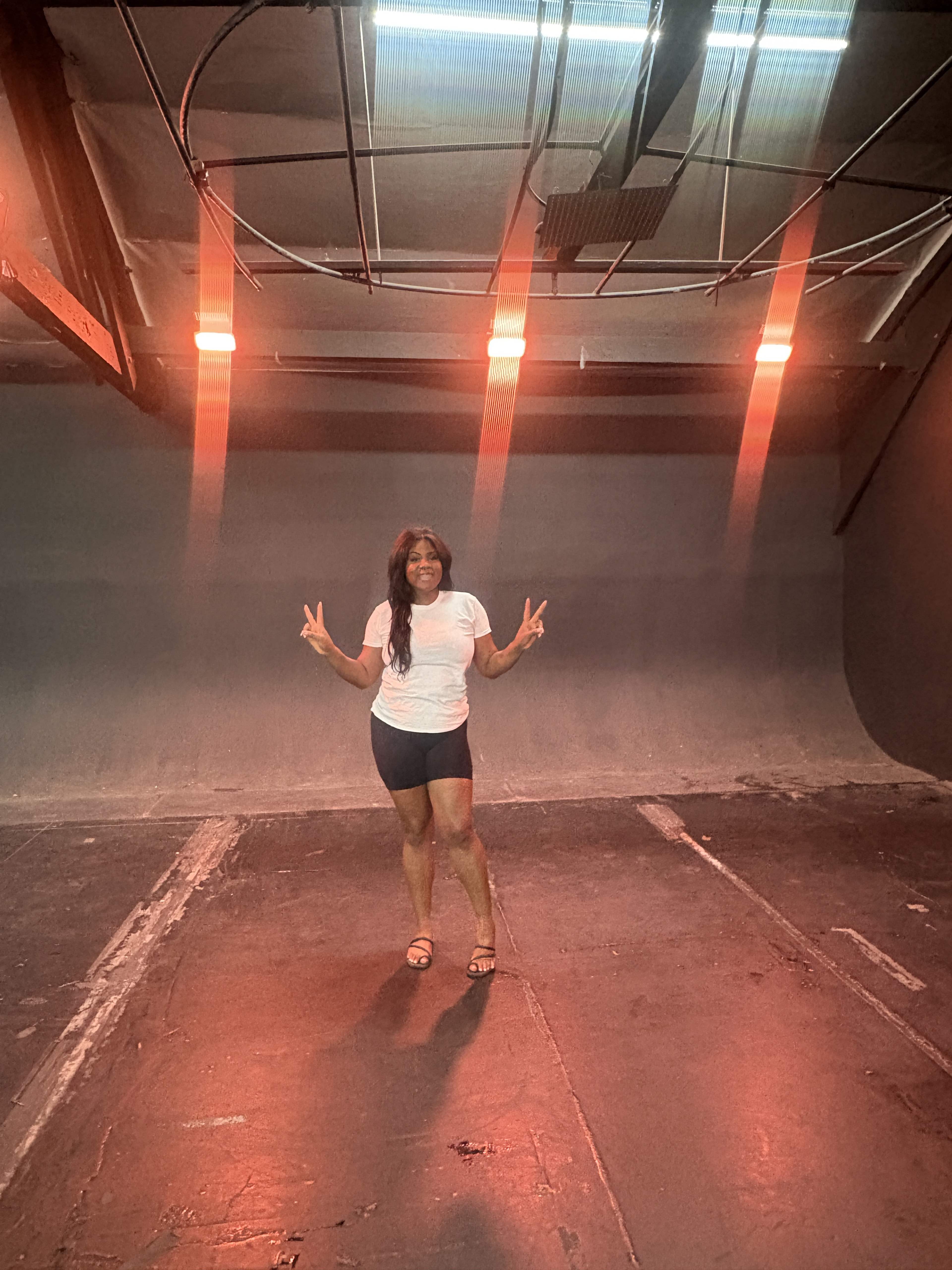 Dance music video shoot