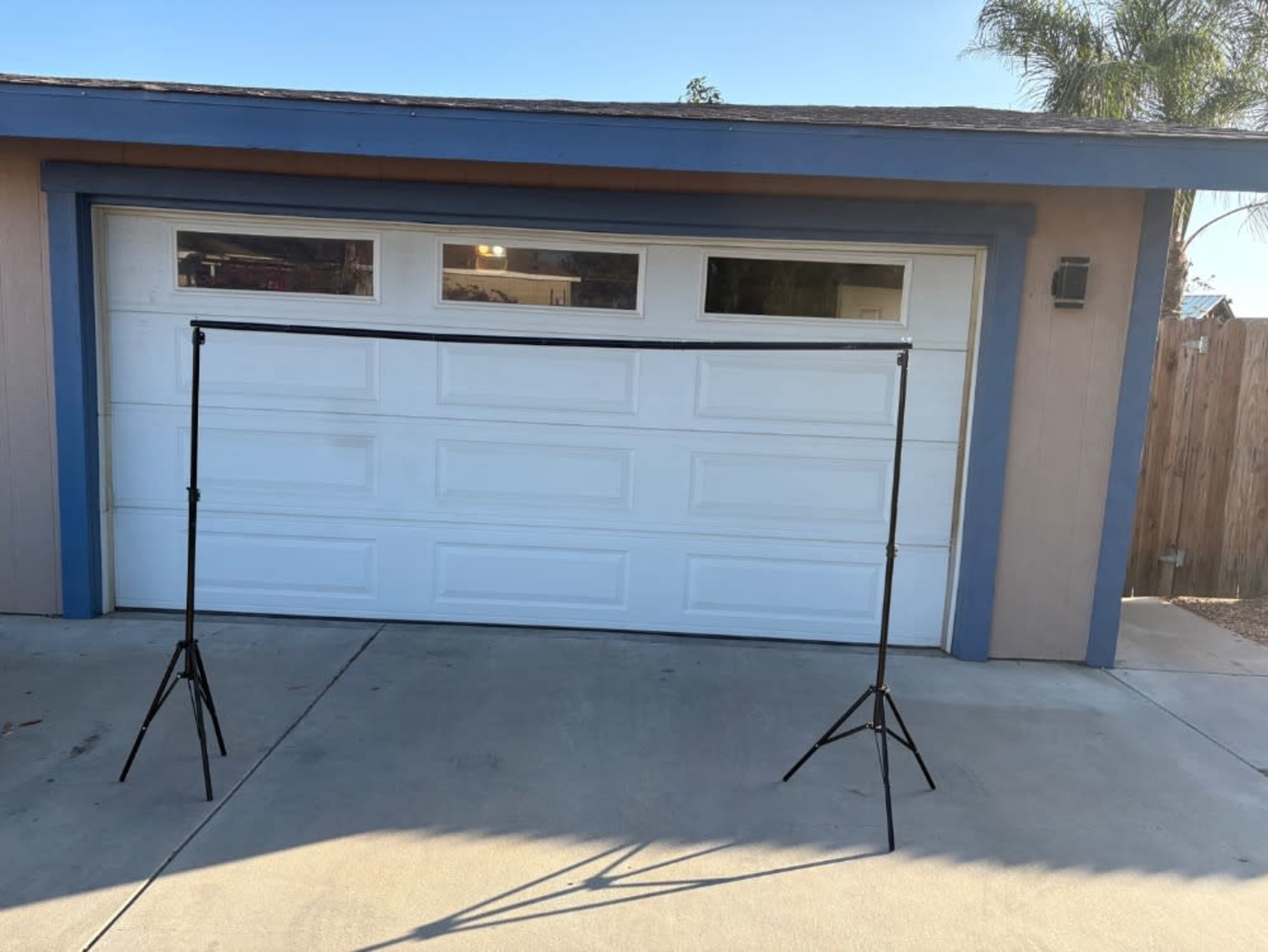 Backdrop frame