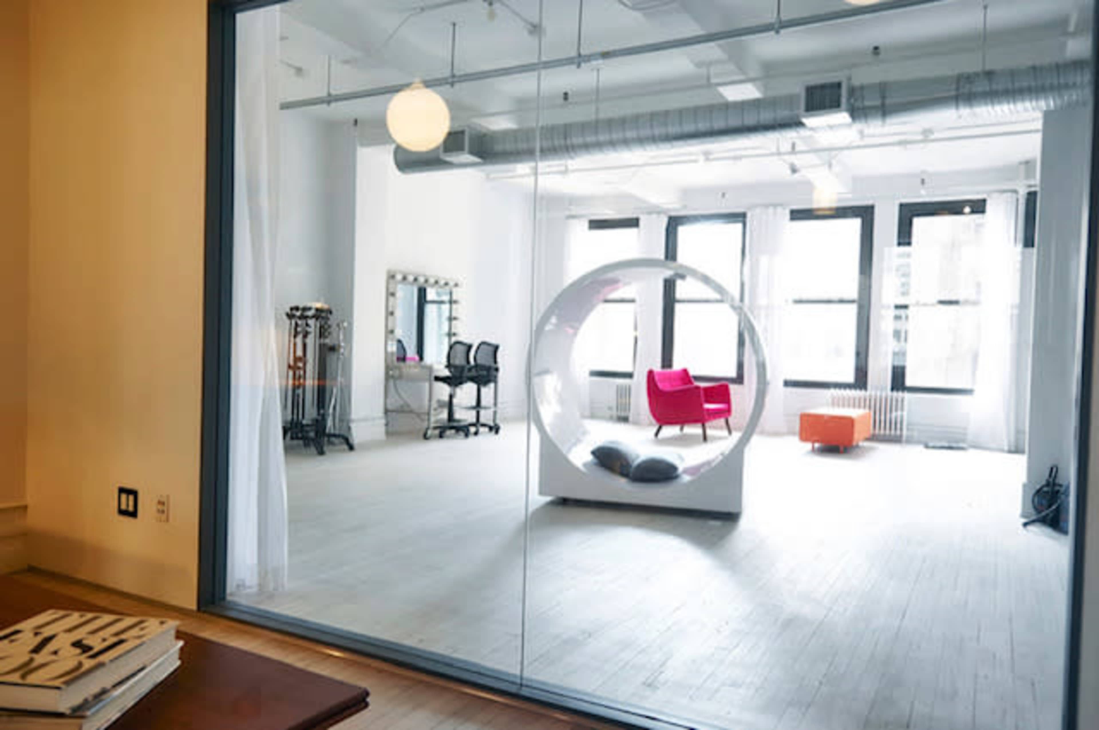 Full Studio w/ Cyclorama Sound Stage, North and South Daylight Studio with Kitchen, Loft, Conference Room, Green Room and Shampoo Basin in Chelsea/Nomad Image in Midtown Manhattan, New York, NY