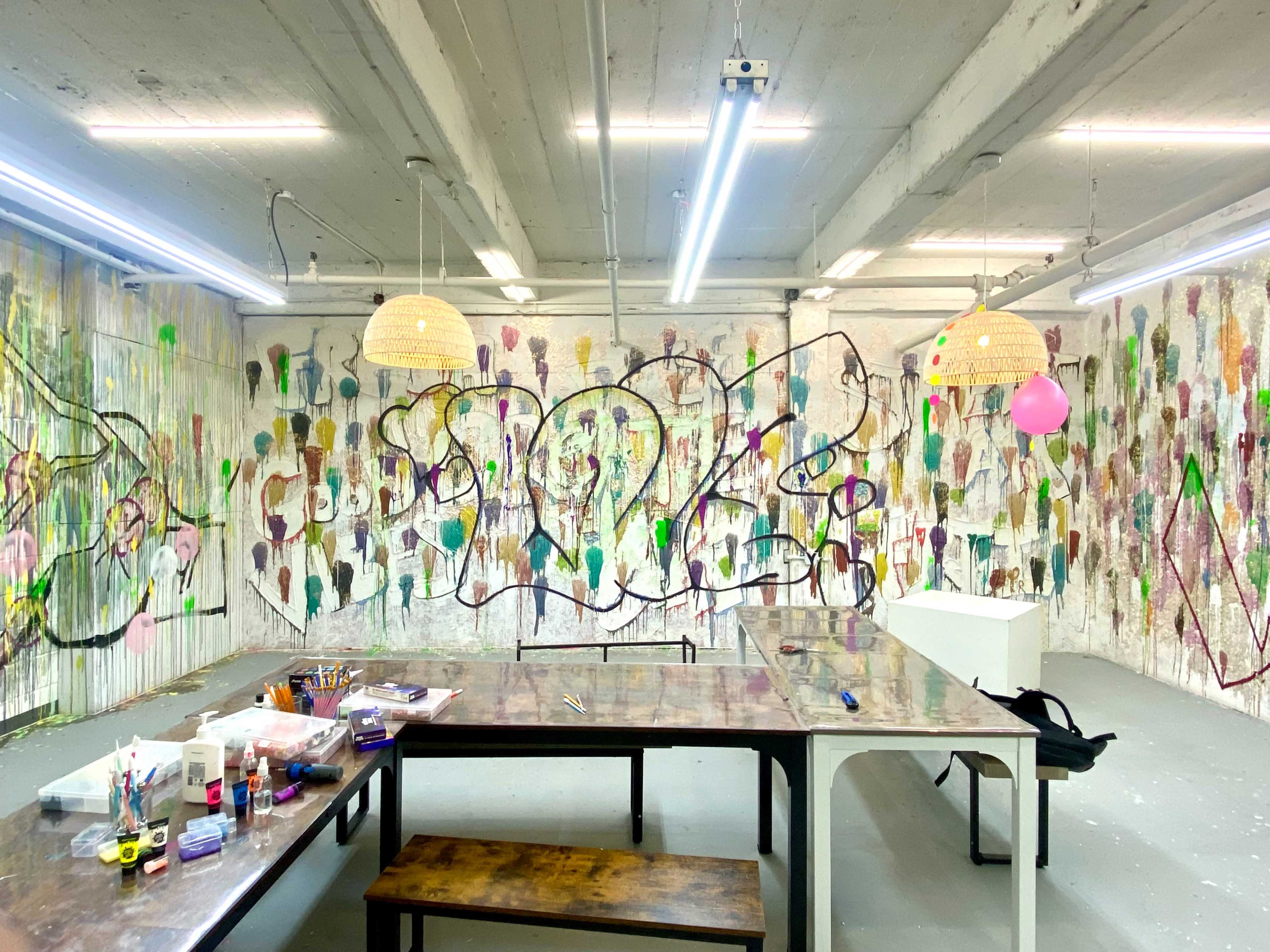 Lic, Art & Event studio, Cozy, Paint & Slime Image in Long Island City, long island city, NY