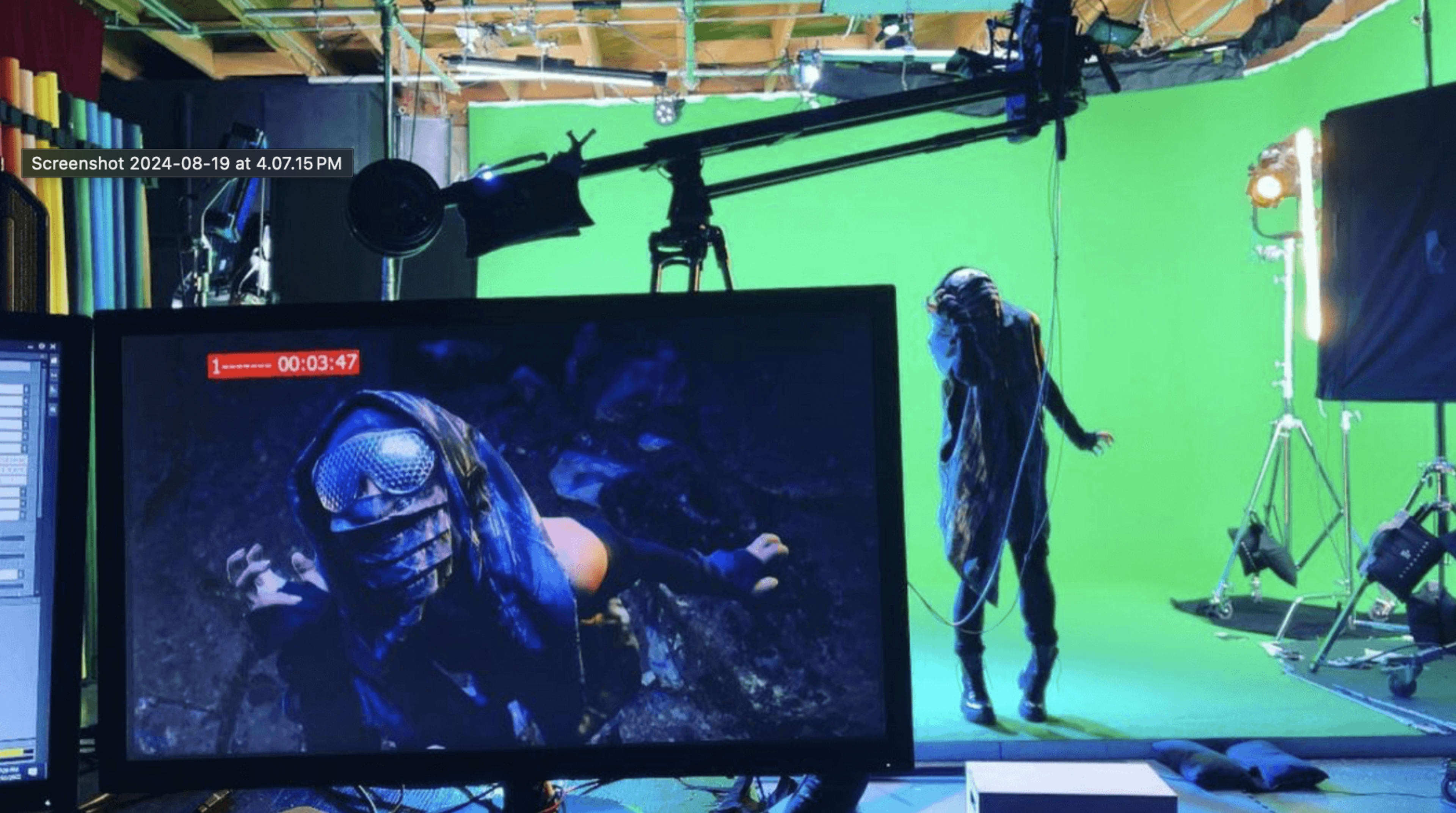 Virtual Production Stage in Eagle Rock Including Red Cam Image in Northeast Los Angeles, Los Angeles, CA