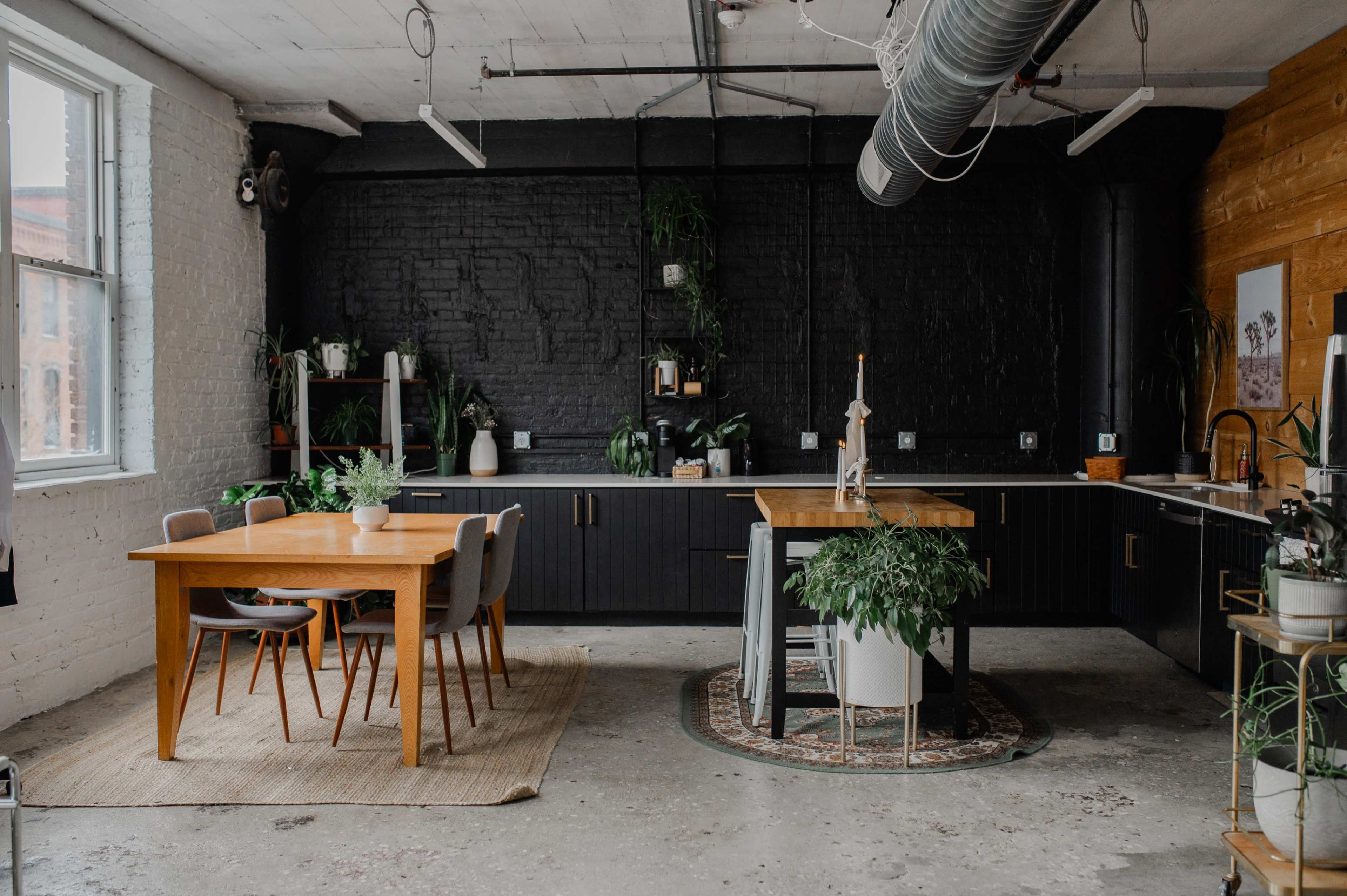 Natural Light Loft Photography Studio with Kitchen, Props & Seamless Backdrops Image in West Central, Fort Wayne, IN