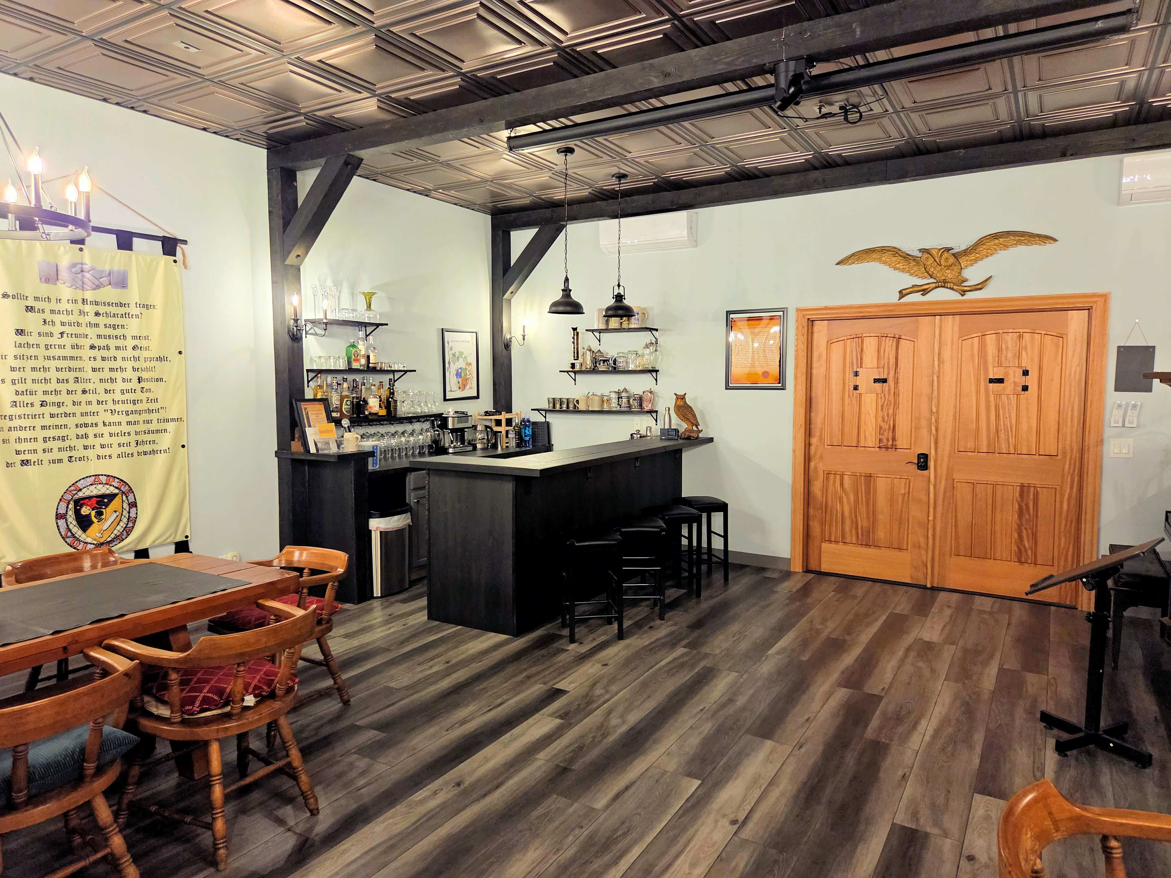 Intimate space with ambience of a manor lord's gathering hall Image in Miramar, San Diego, CA