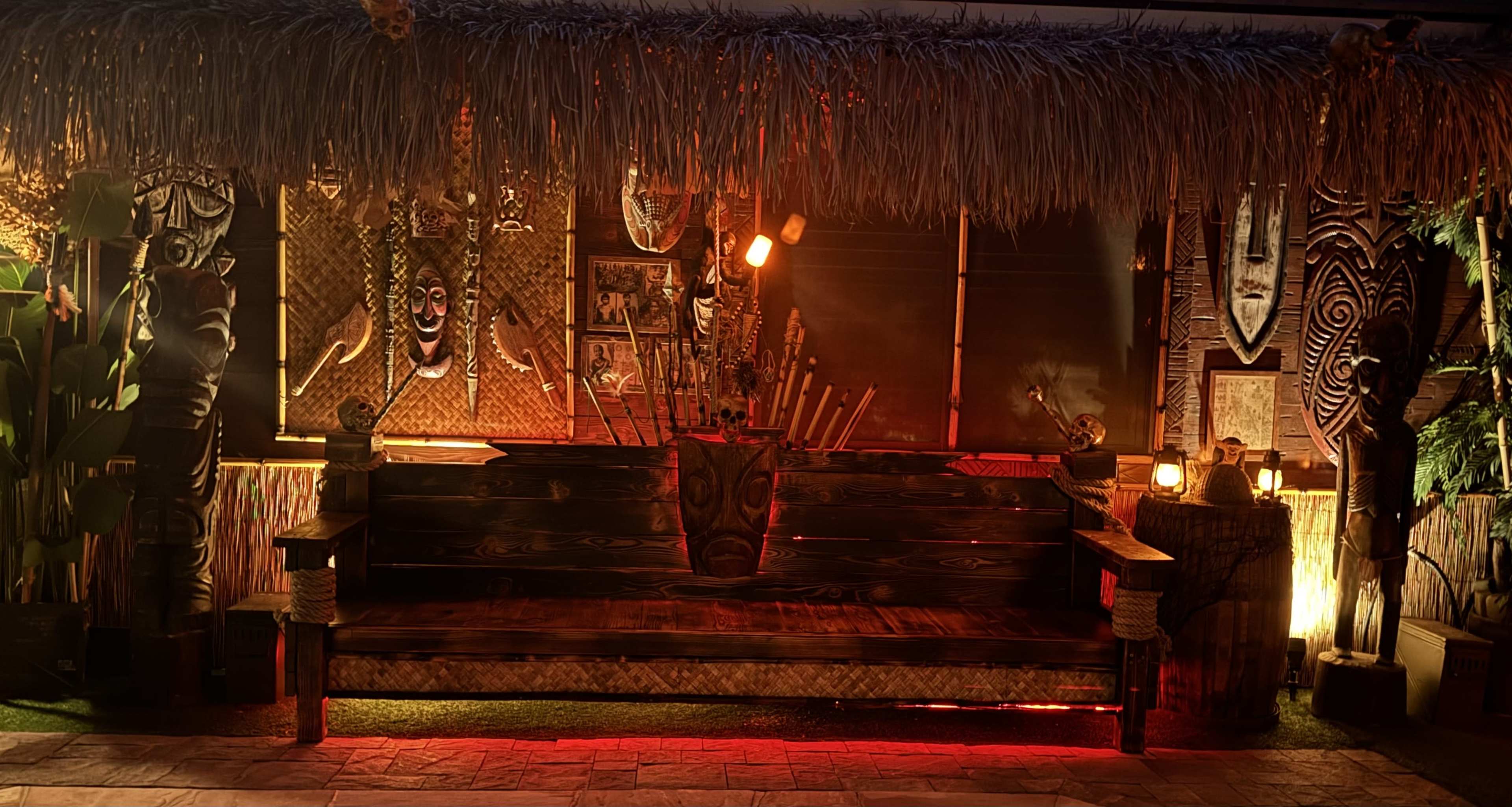 Unique Jungle-Adventure Tiki bar, pool and 1966 Chevy El Camino Image in North Las Vegas, North Las Vegas, NV