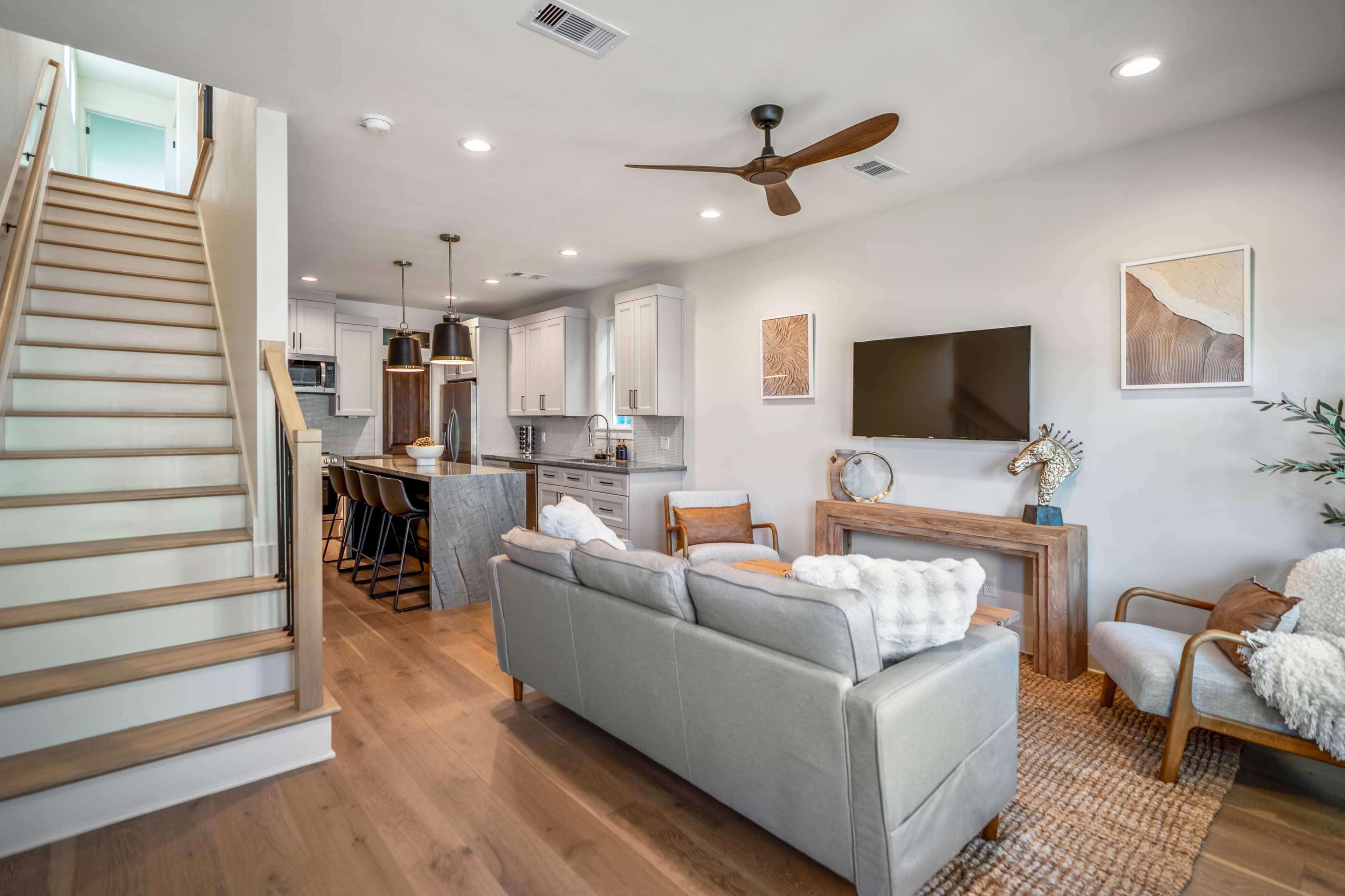 Luxury Coastal Home in the Historic District | Light-Filled, Editorial, Timeless Image in Galveston, Galveston, TX