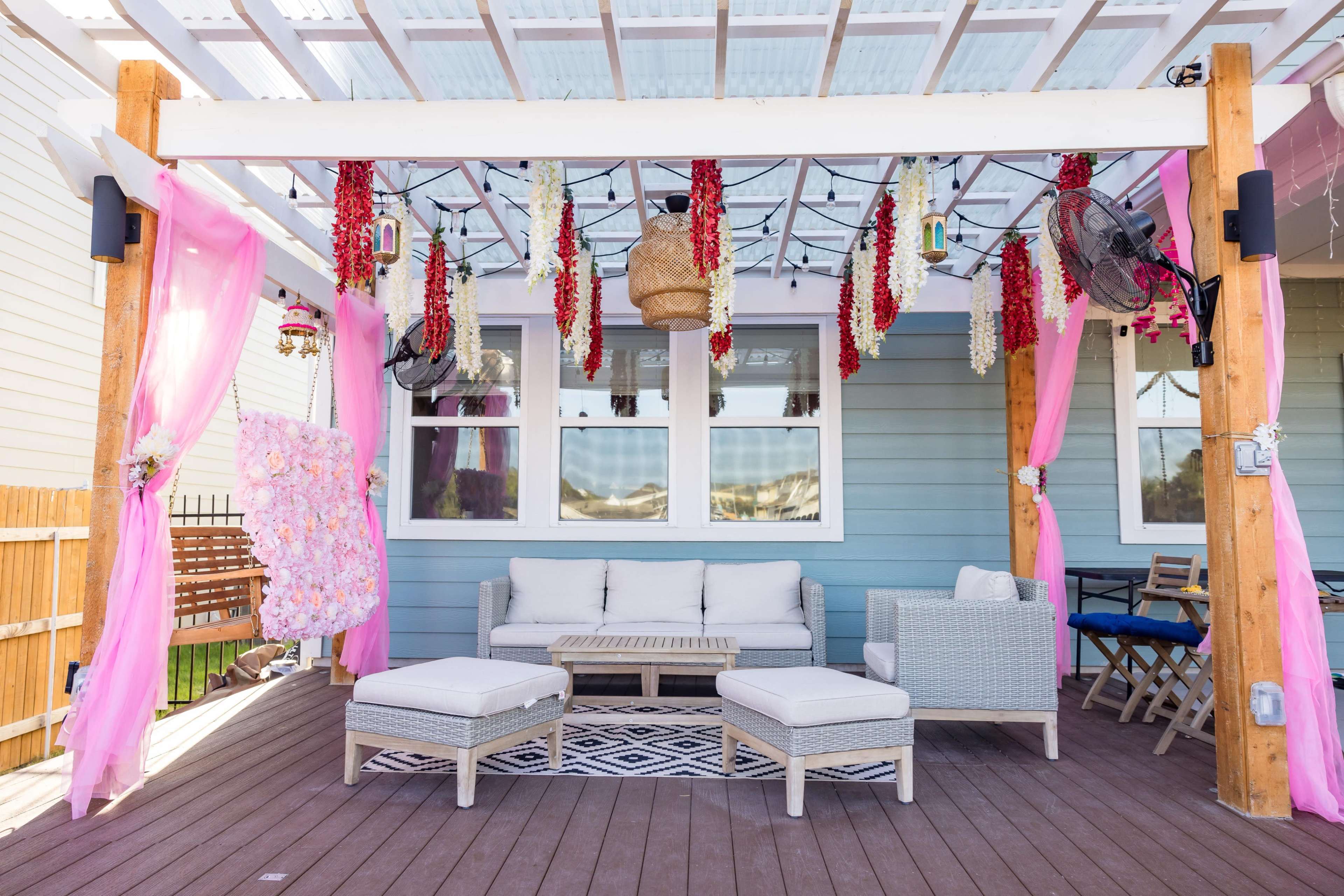 Versatile Austin Backyard Event Space with Flexible Setup Image in Cantarra, Pflugerville, TX