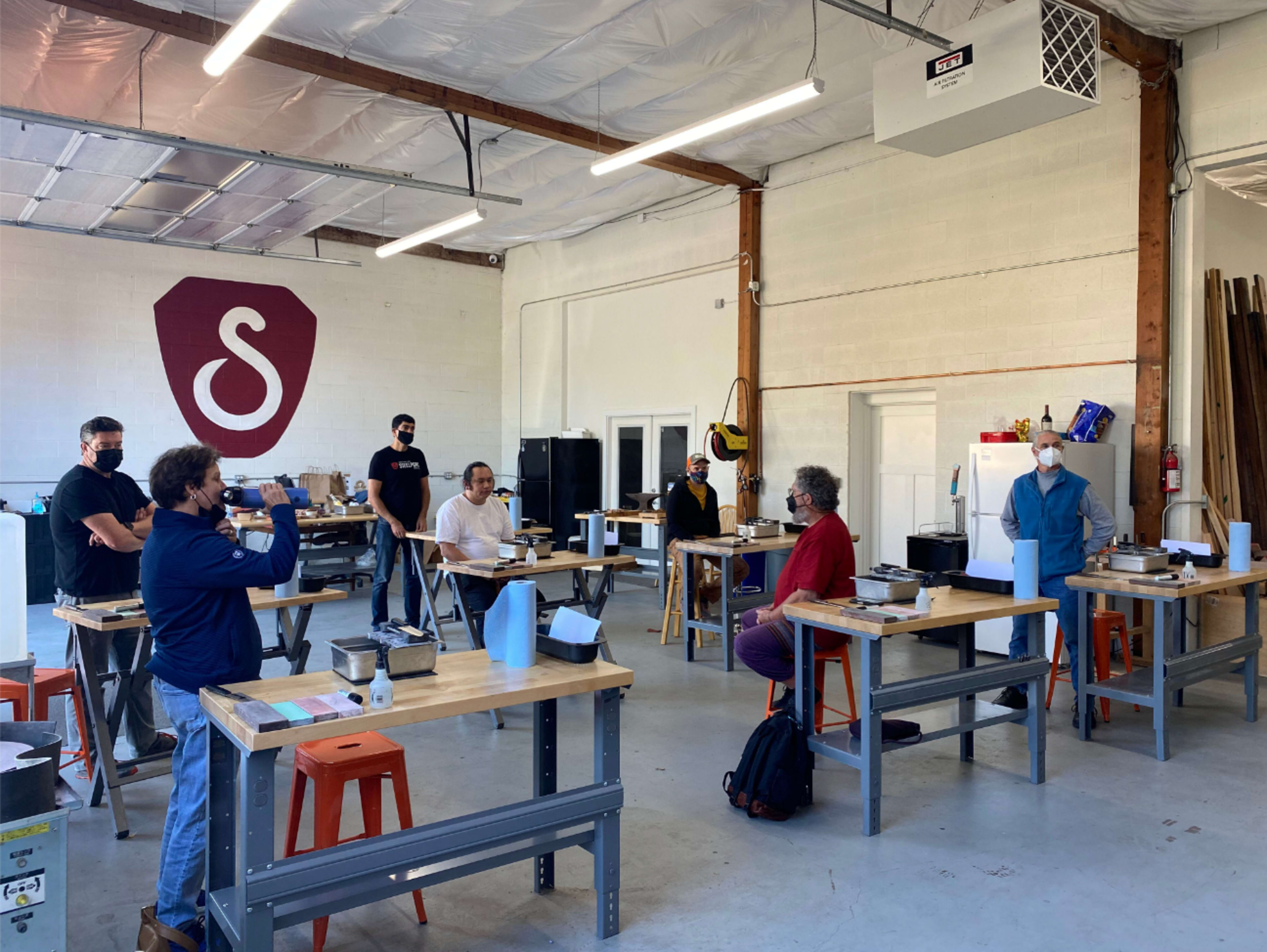 Open Factory Floor Handcrafting Culinary Knives in NE Portland available for special events, tours, filming + bonus meeting room and parking lot Image in Northeast Portland, Portland, OR