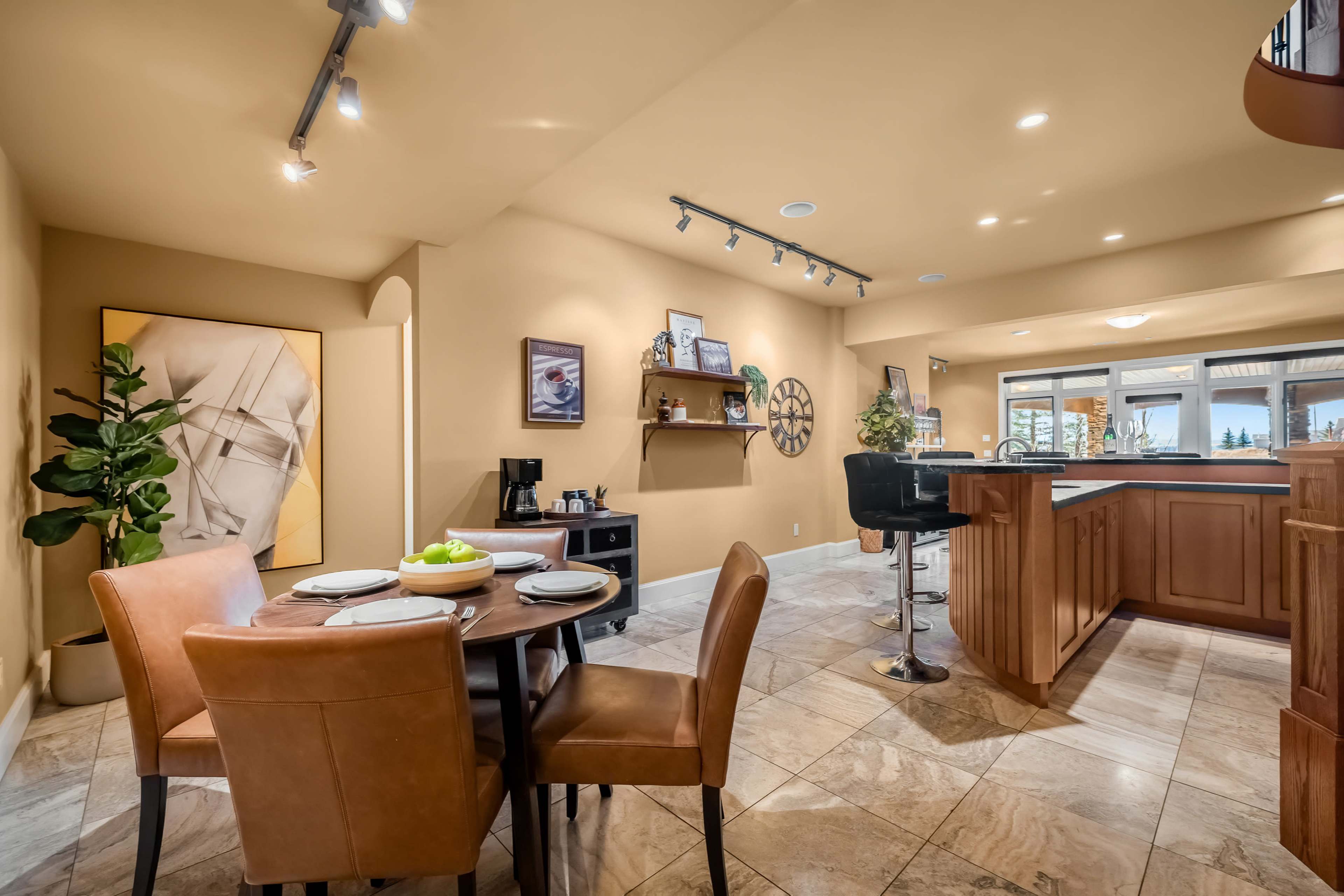 Rustic Speakeasy + Walkout Oasis | Mountain Views Image in Southwest Calgary, Calgary, AB