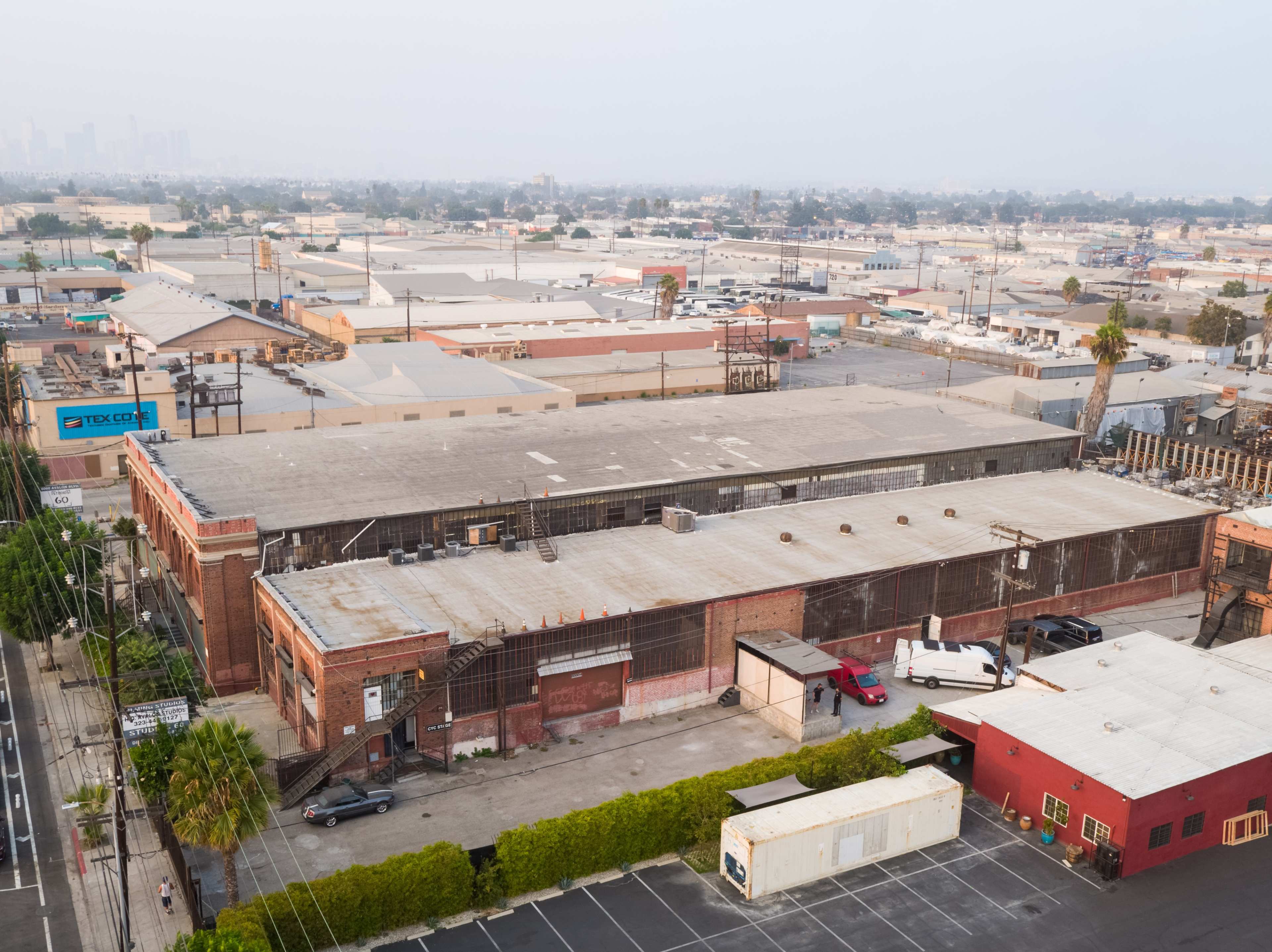 Los Angeles Rooftop Location:  2 Levels, Industrial Windows, and DTLA Views Image in South Los Angeles, Los Angeles, CA