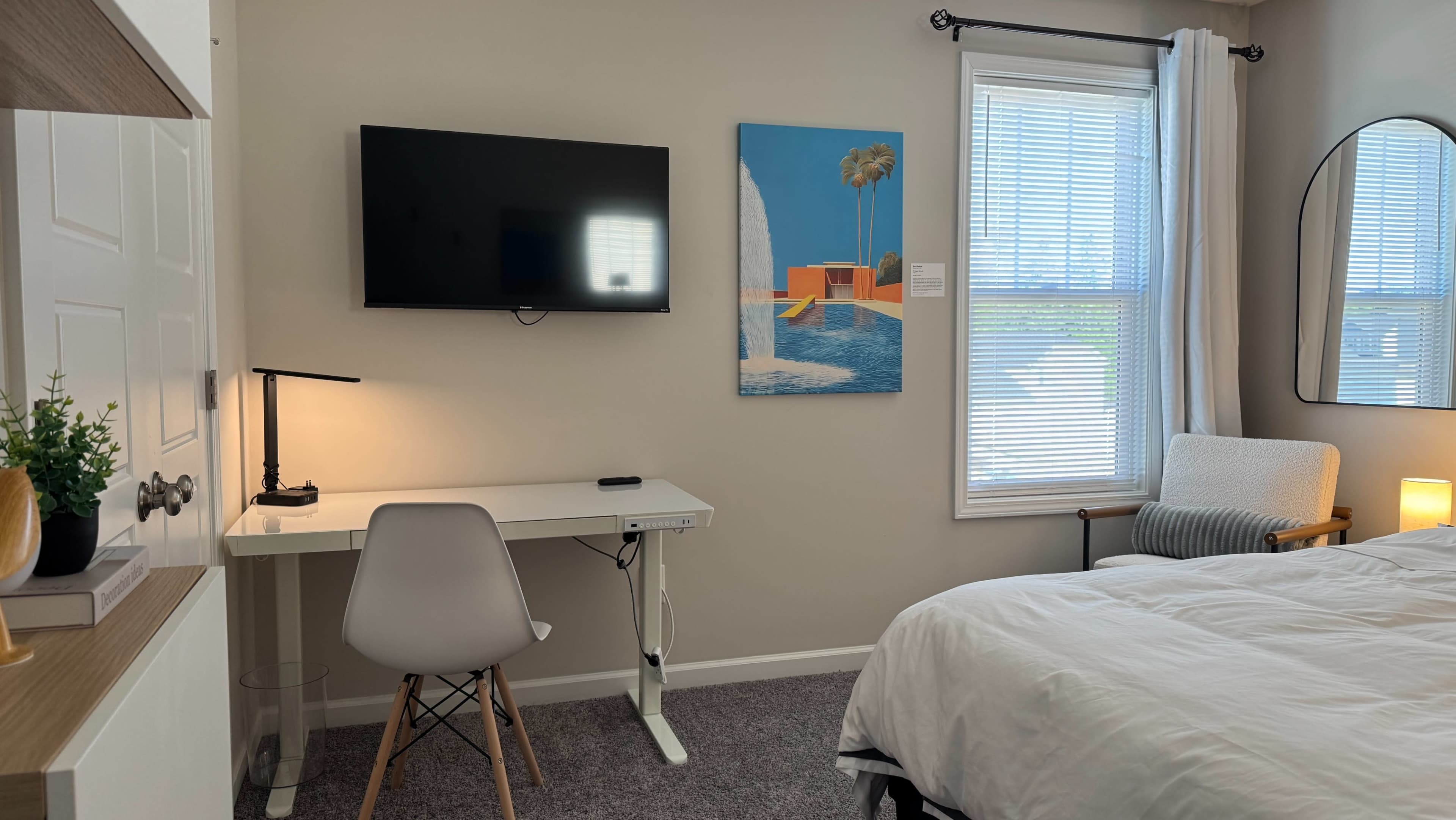 Stylish Office + Creator Space | Boutique Hotel Vibes Image in Groves Of Deerfield, Wendell, NC