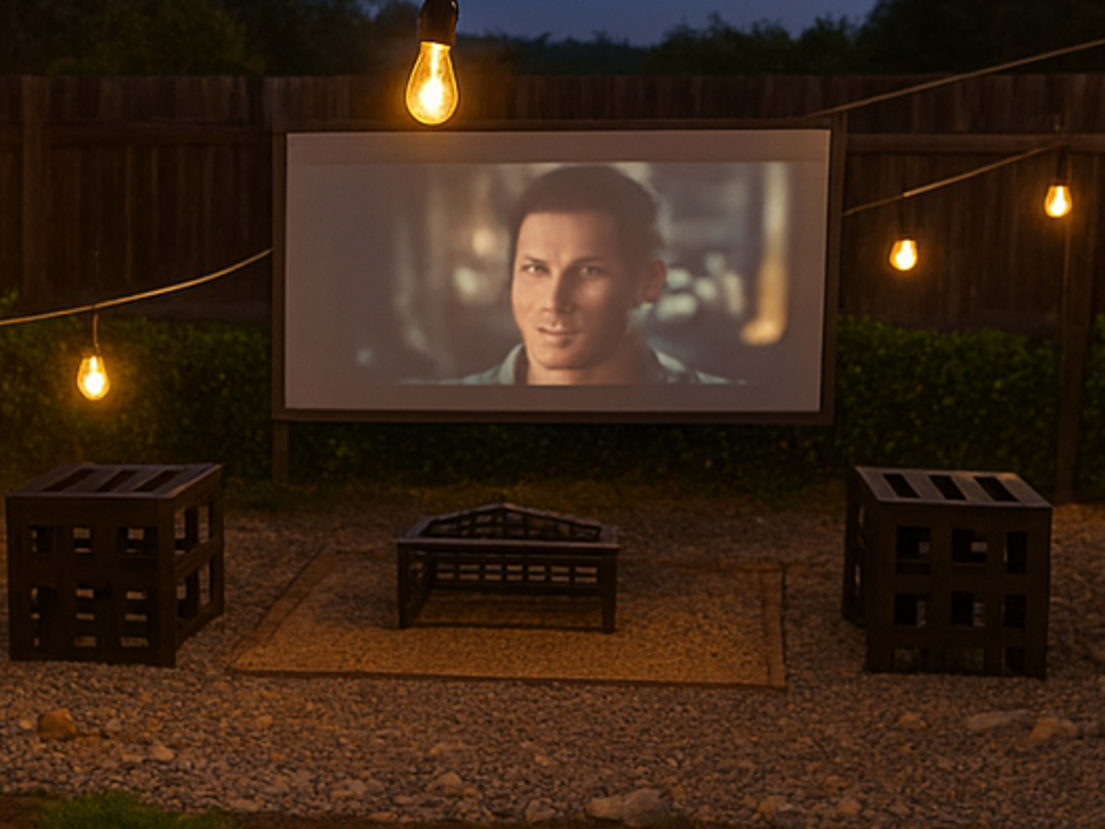 projector and screen