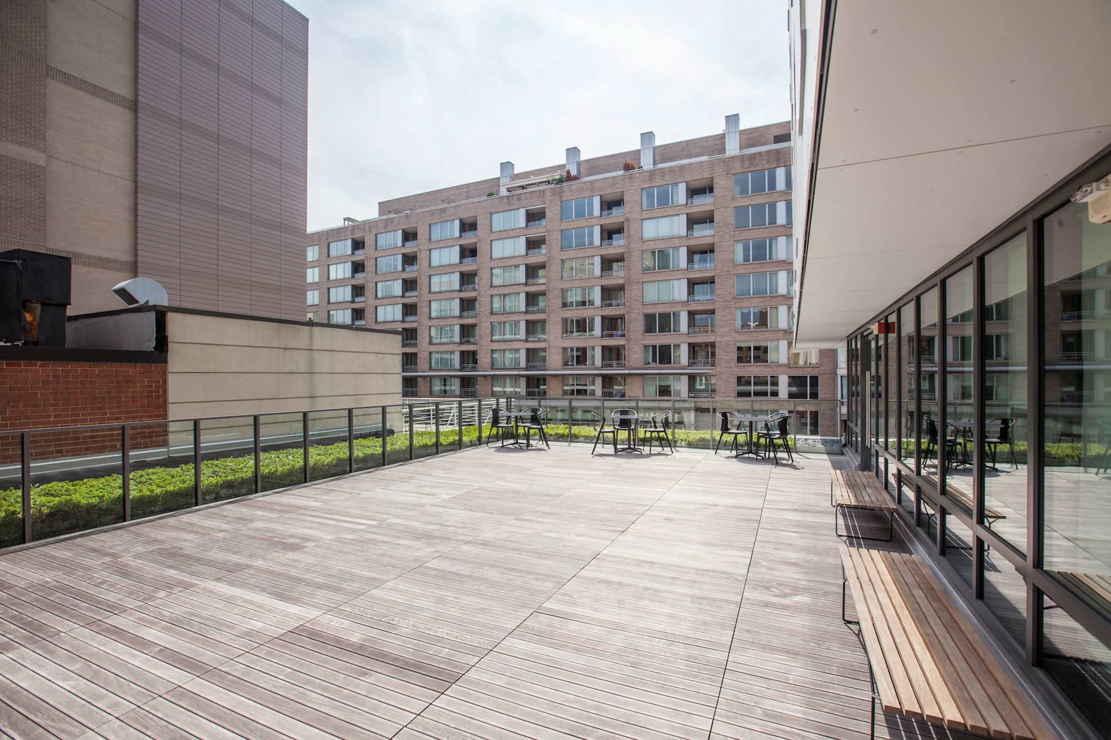 West End Squash Club and 4th Floor Terrace with a View Image in West End, Washington, DC