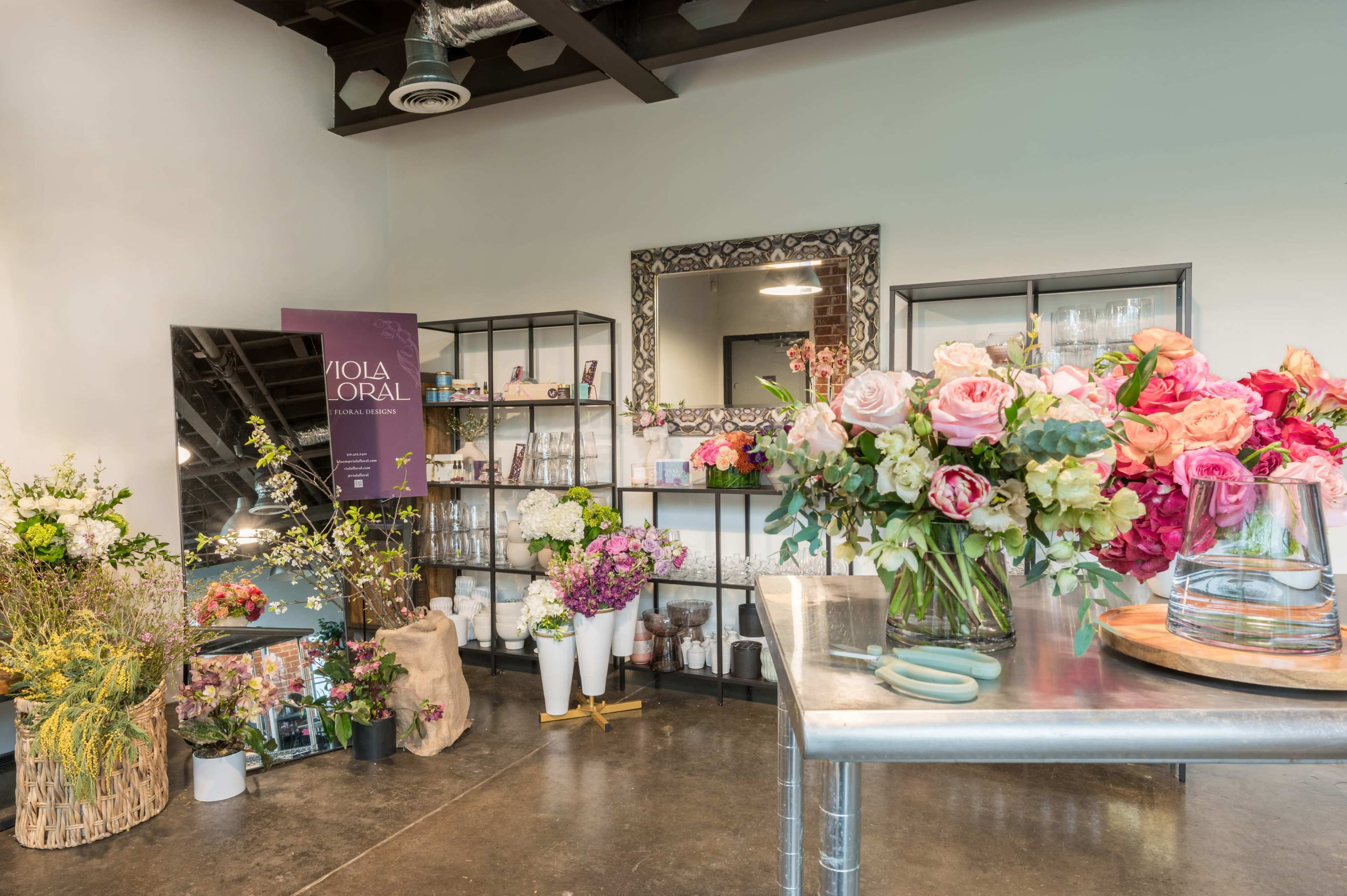 Santa Monica Design Studio Filled With Flowers and Natural Light Image in Santa Monica, Santa Monica, CA