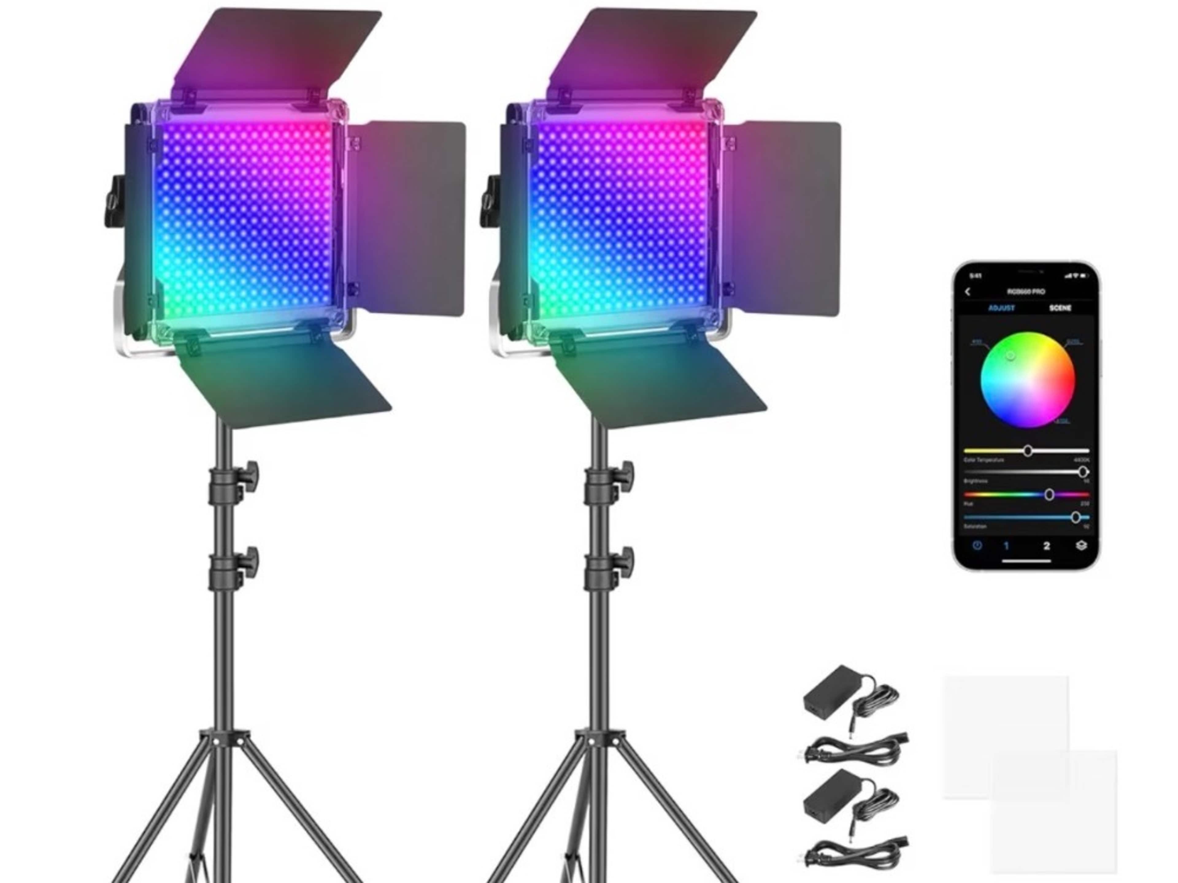 PRO RGB LED Panel Key Lighting