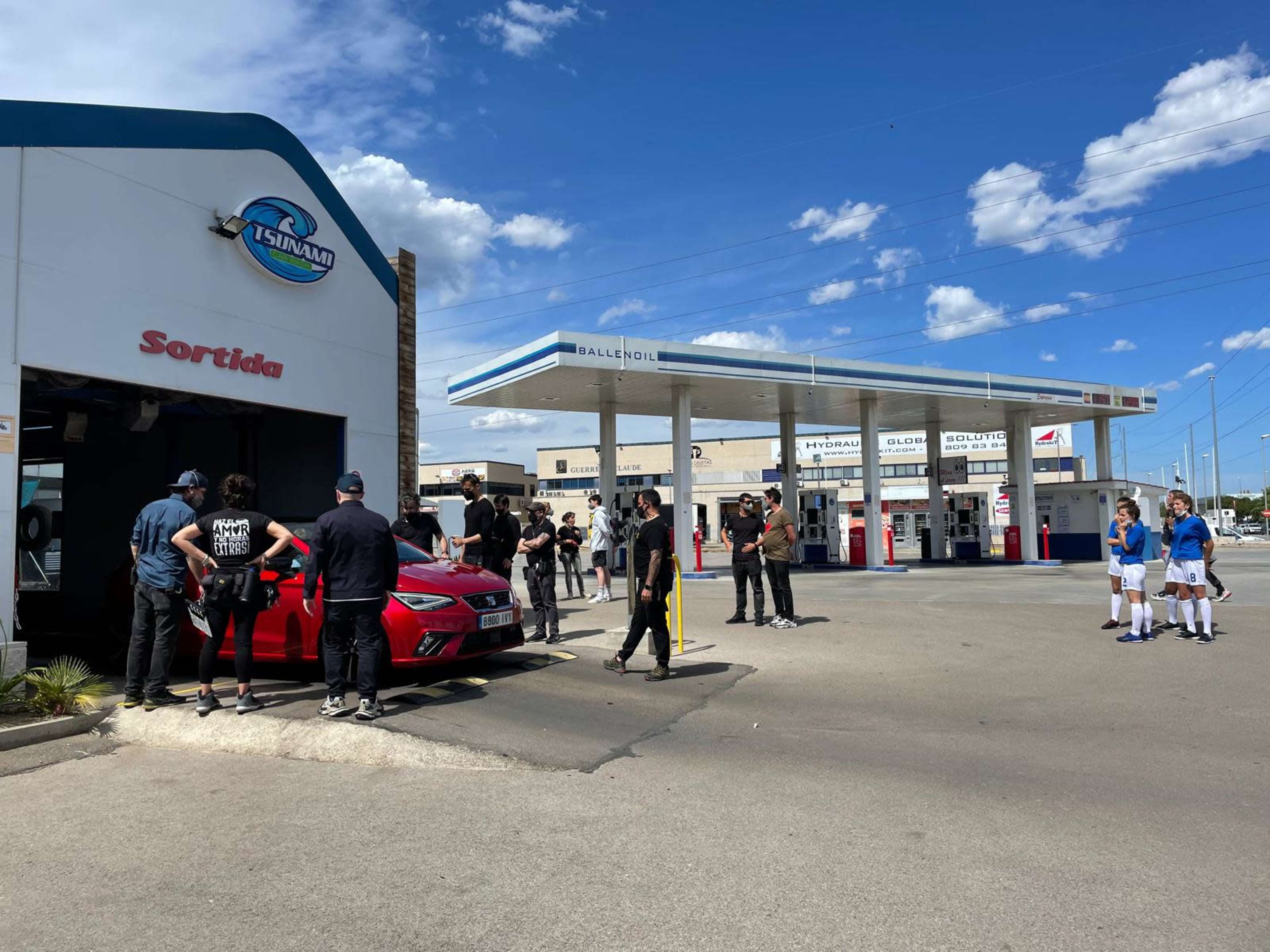 Gasolinera y lavado de coches zona industrial Image in , Sant Boi de Llobregat, B