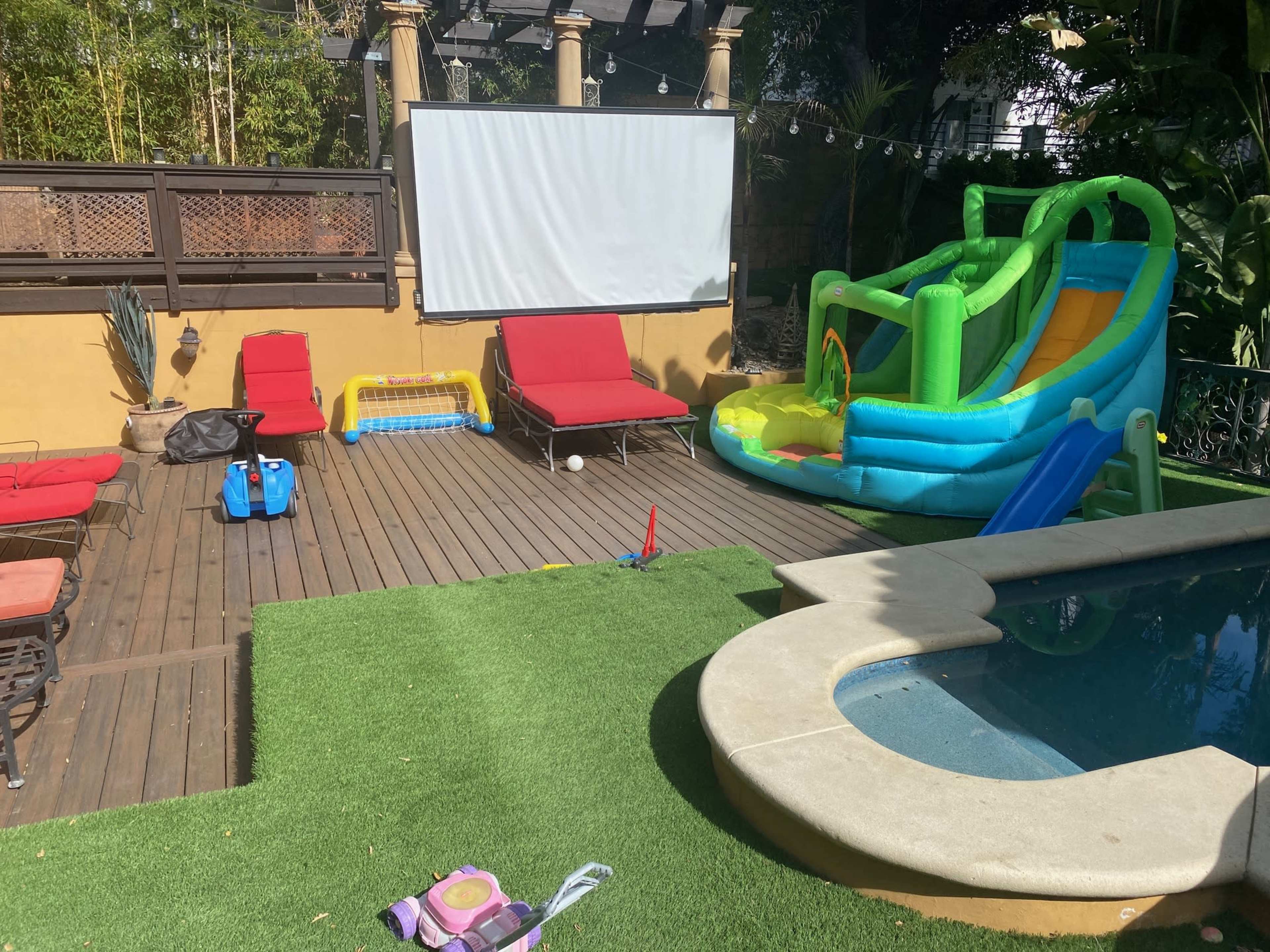 Resort-Style Backyard with Mediterranean Flair Image in Studio City, Studio City, CA