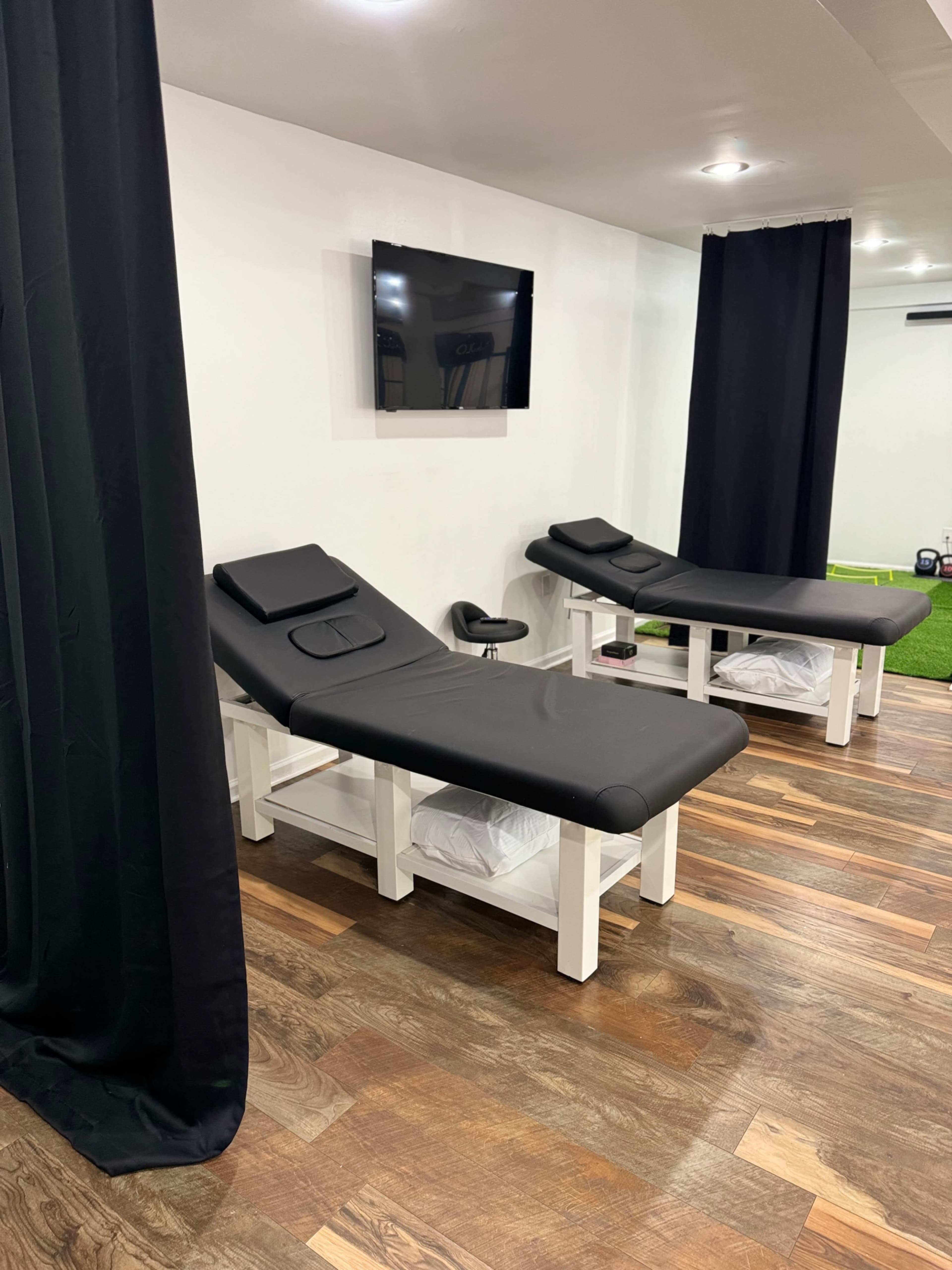 Wellness & Creative Studio with Treatment Rooms + Gym – AlpharettaFlexElite Wellness Zone Image in Roswell, Alpharetta, GA
