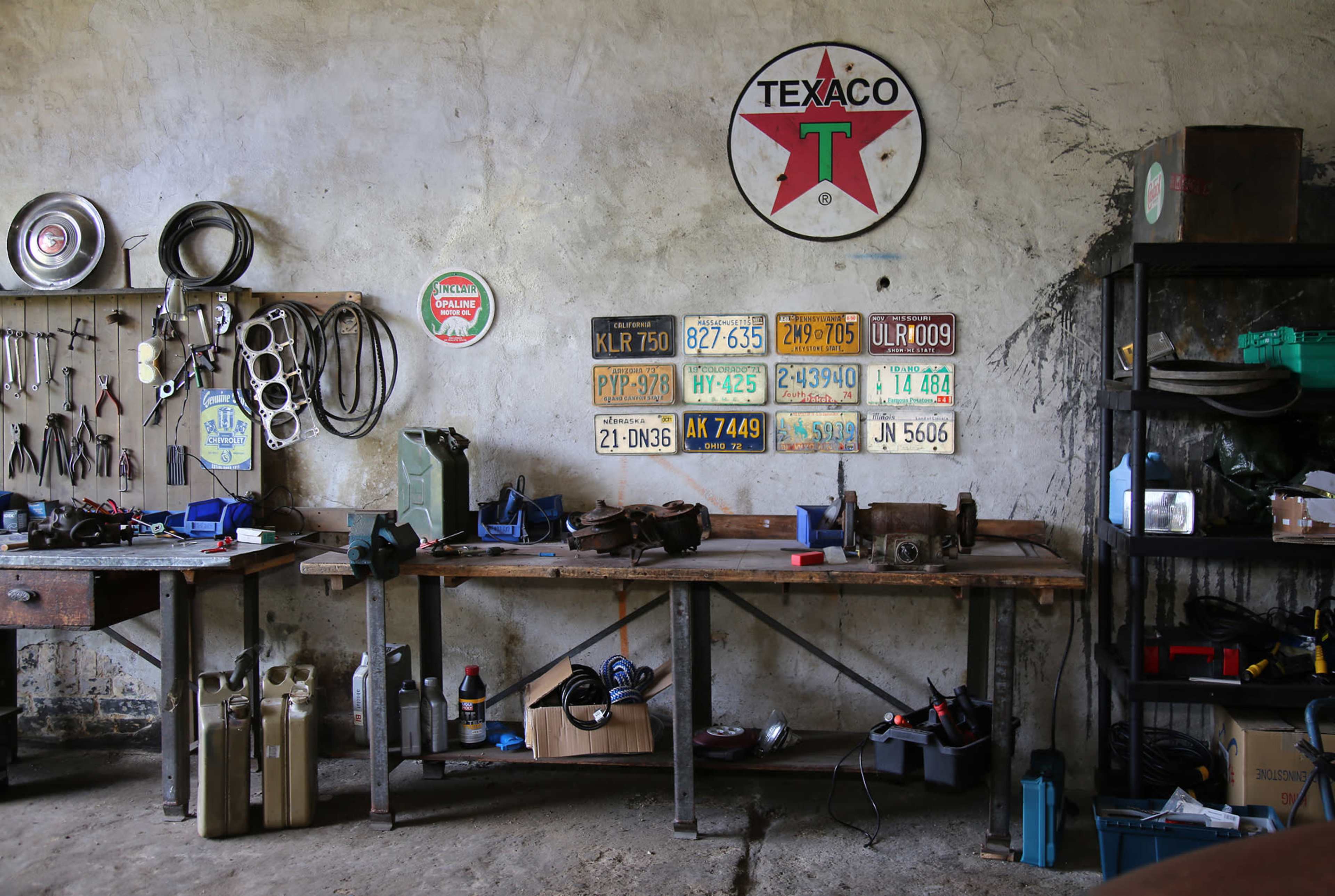 US Garage , oldstyle, Oldtimer Bild in , Schönwalde-Glien, 