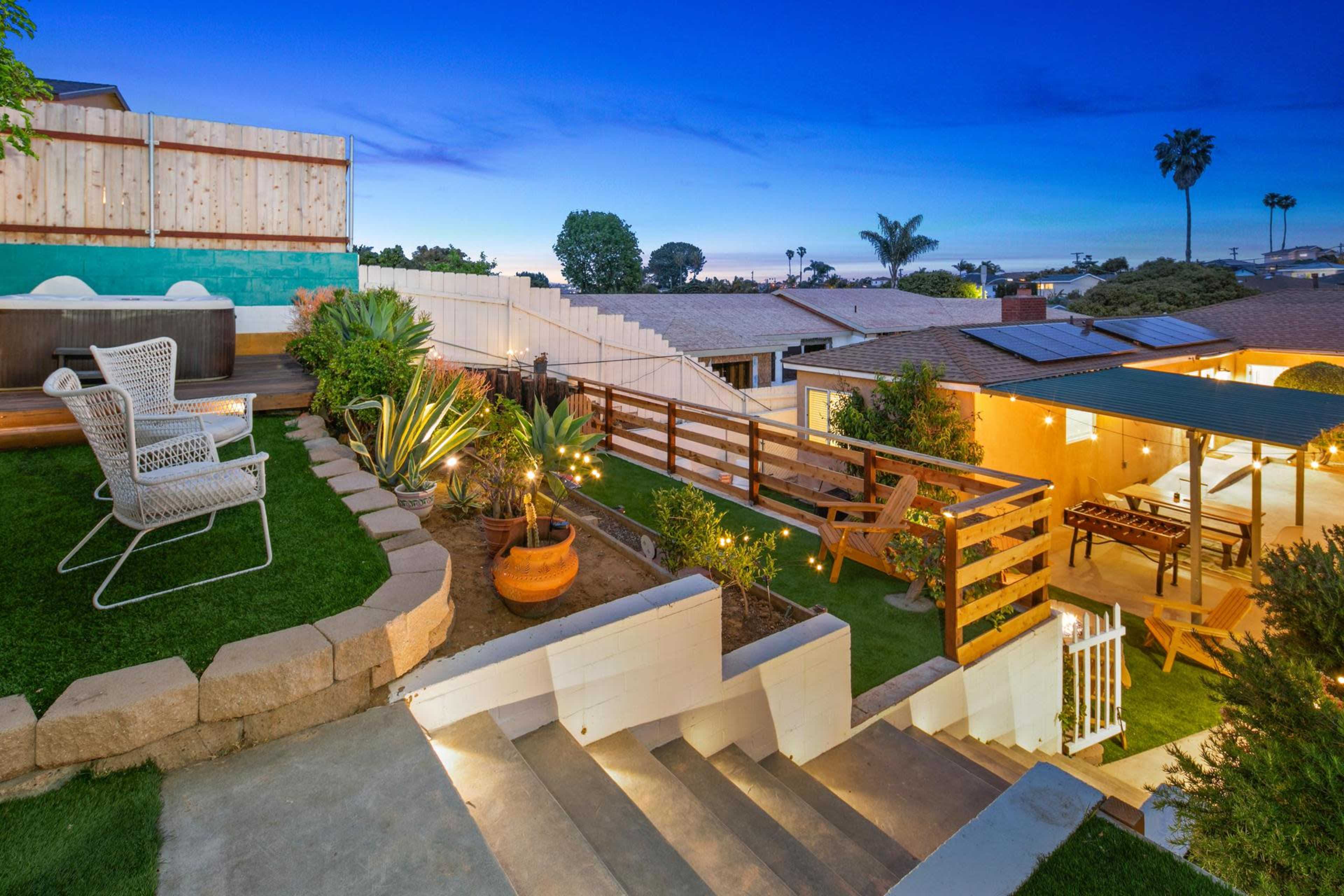 Versatile San Diego Home with Backyard & Hot Tub - Ideal for Shoots or Small Events Image in Point Loma Heights, San Diego, CA