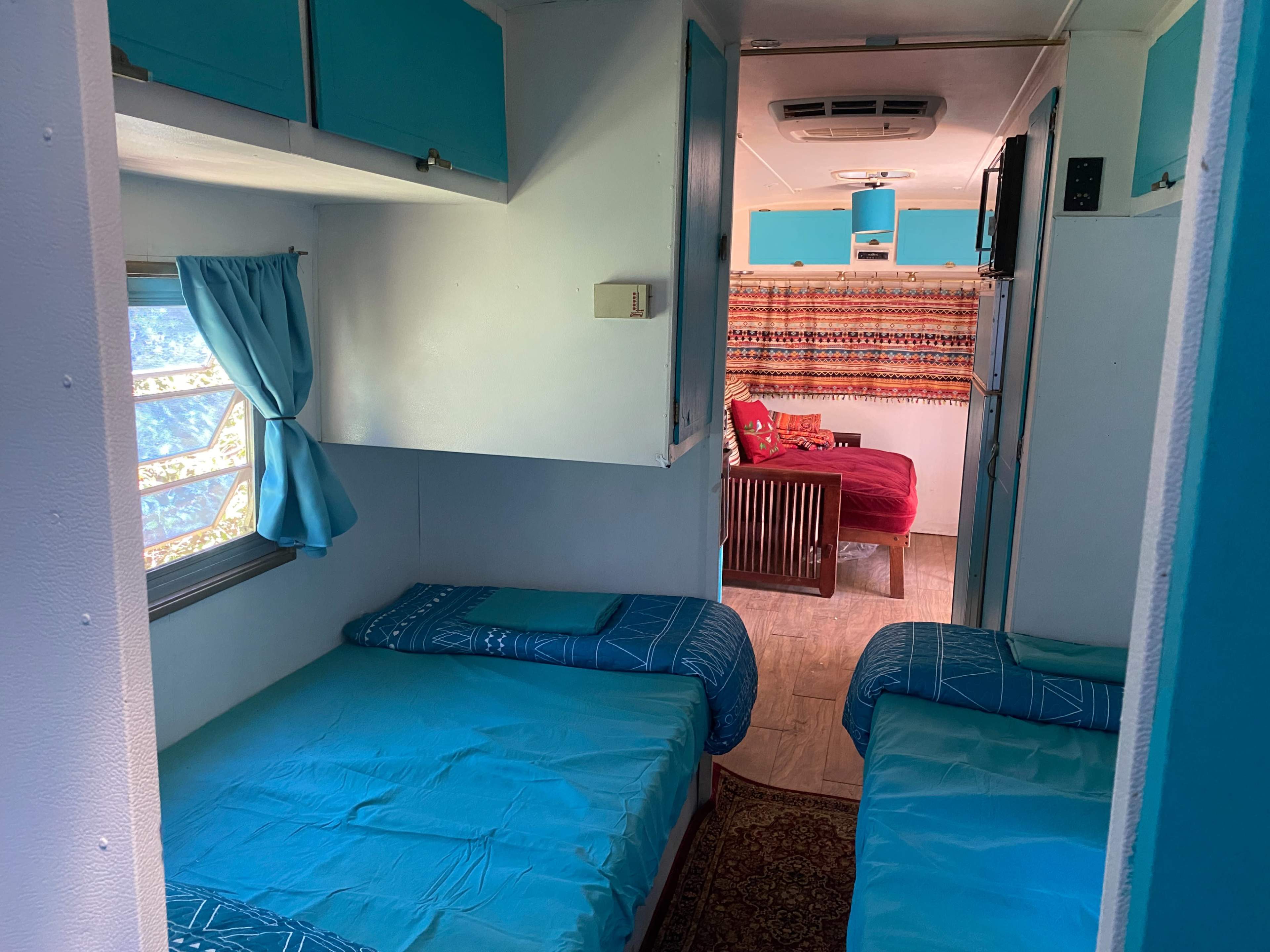 Vintage Streamline Imperial Trailer on High Desert Ranch Image in Leona Valley, Leona Valley, CA