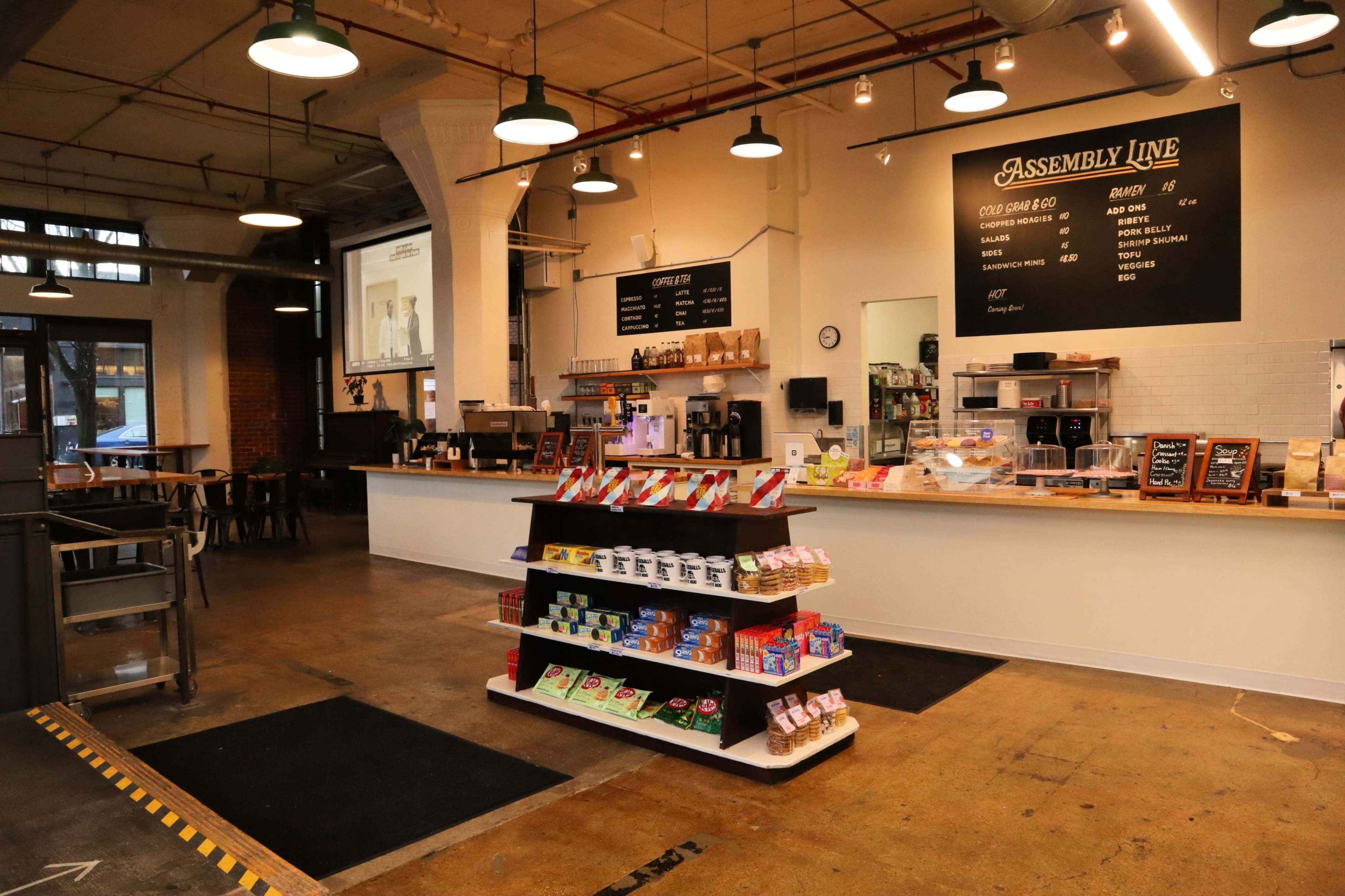 SE Portland Cafe in Iconic Ford Building Image in Southeast Portland, Portland, OR